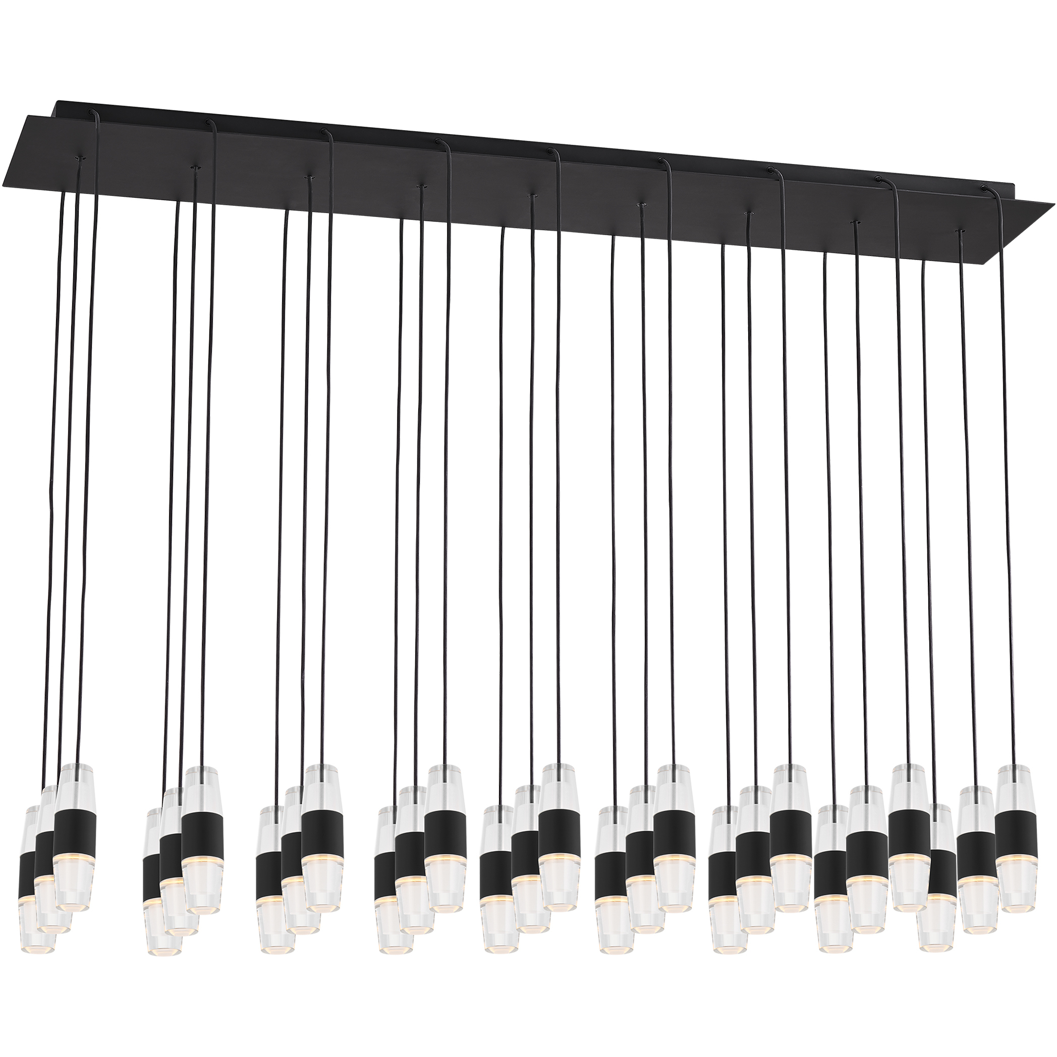 Sean Lavin Lassell 27 Light 12.6 inch Nightshade Black Chandelier Ceiling Light in 120V