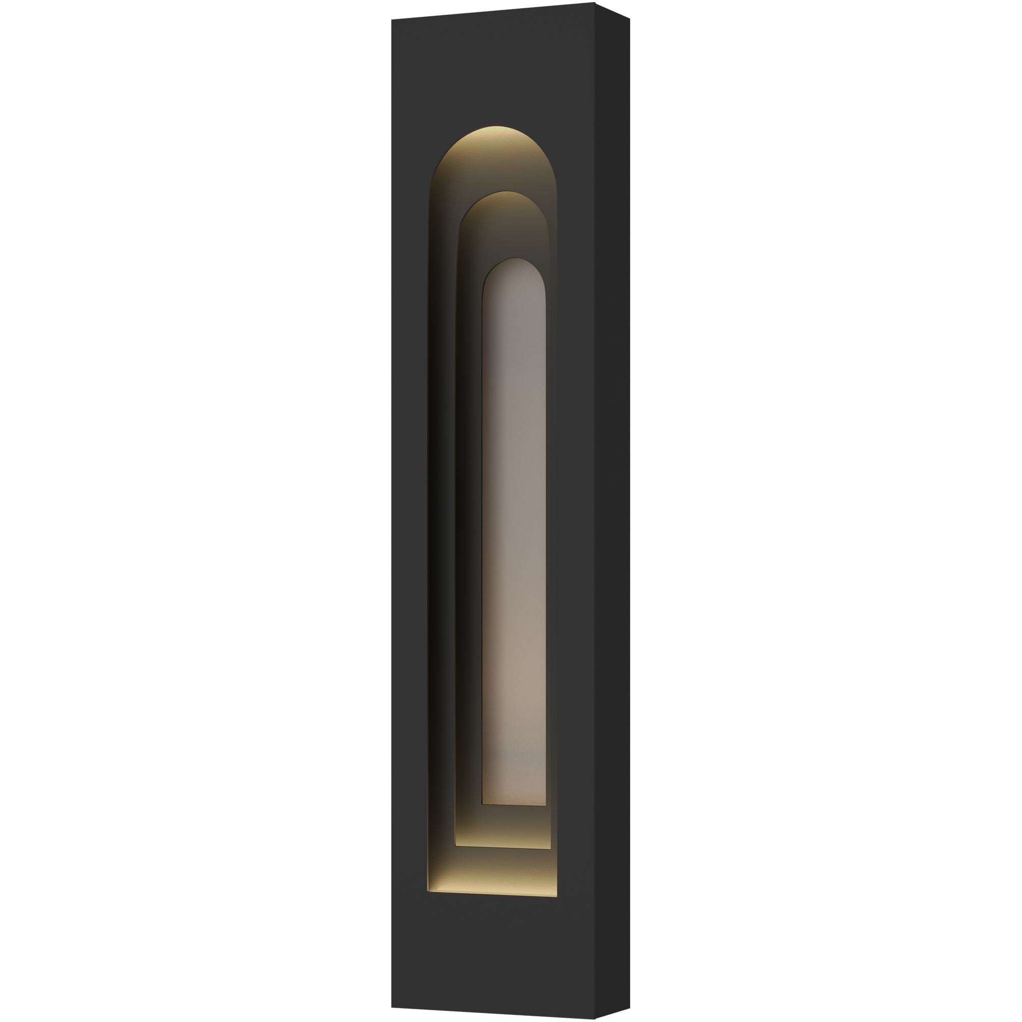 Art + Alchemy Procession Arch 2 Light 40 inch Coastal Black with Coastal Burnished Steel Outdoor Wall Light in Coastal Black/Coastal Burnished Steel