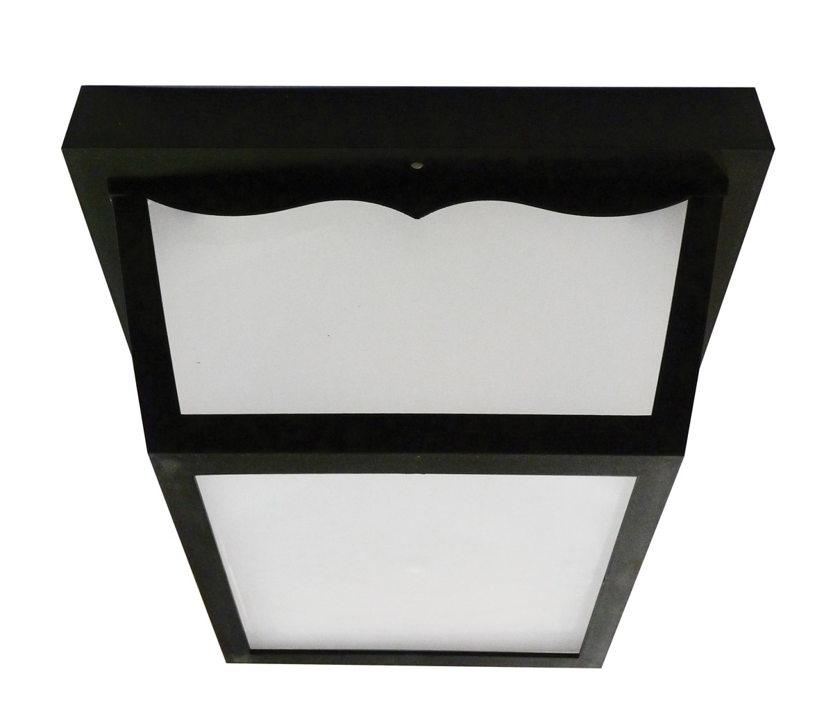 Montauk LED 9.75 inch Black Outdoor LED Flush, Aspect