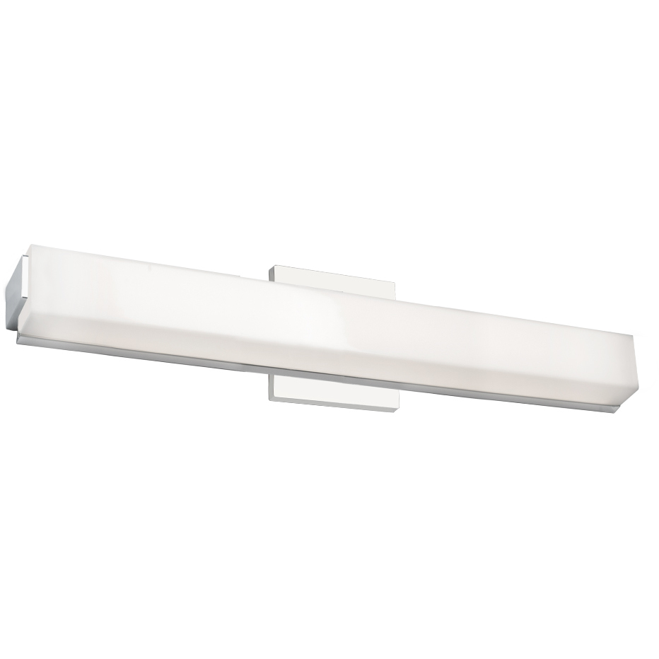 Latitude LED 24.63 inch Chrome Vanity Light Wall Light