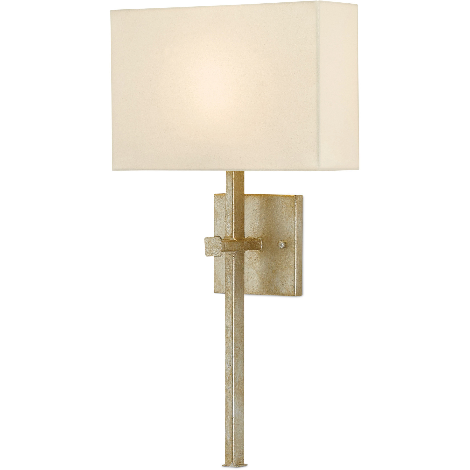 Ashdown 1 Light 12 inch Silver Leaf ADA Wall Sconce Wall Light