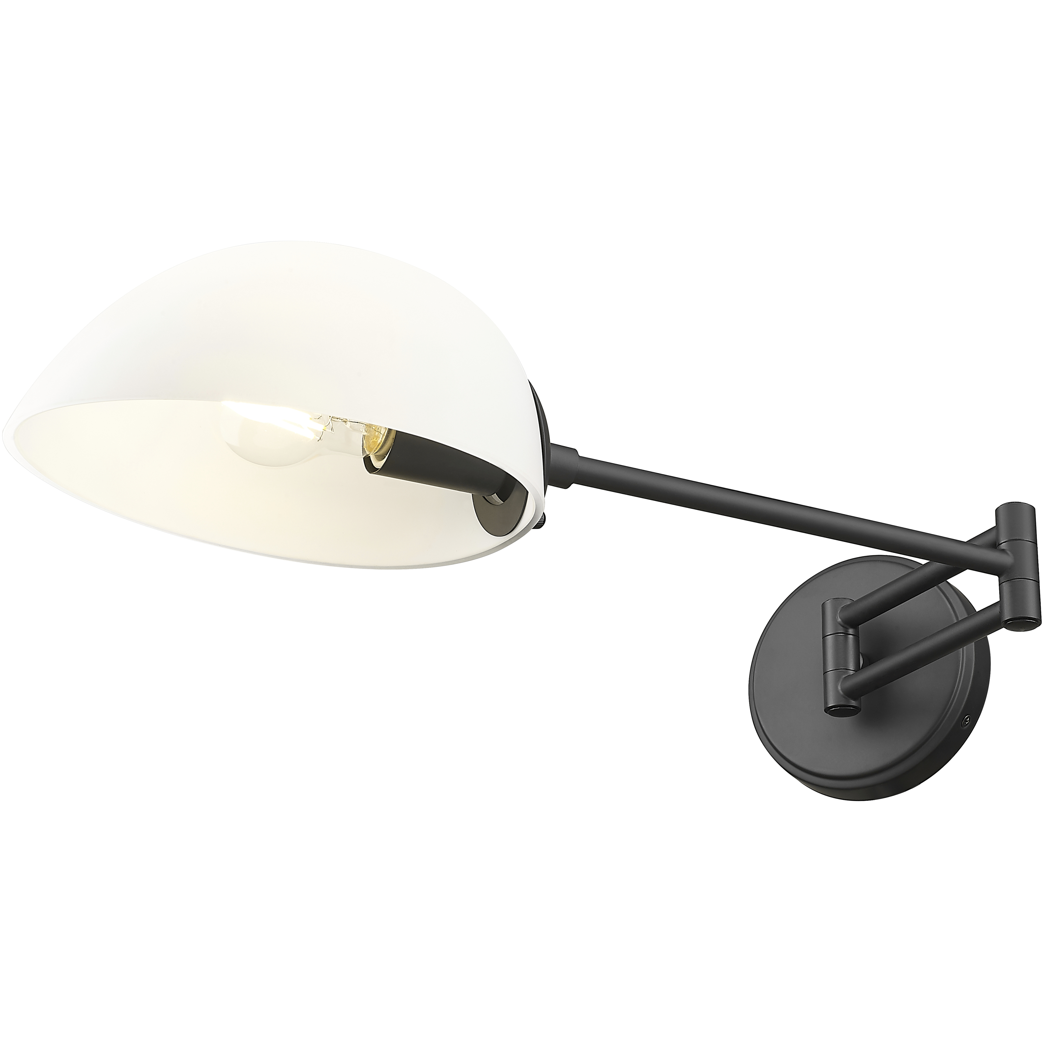 Breton 1 Light 28 inch Matte Black Wall Sconce Wall Light