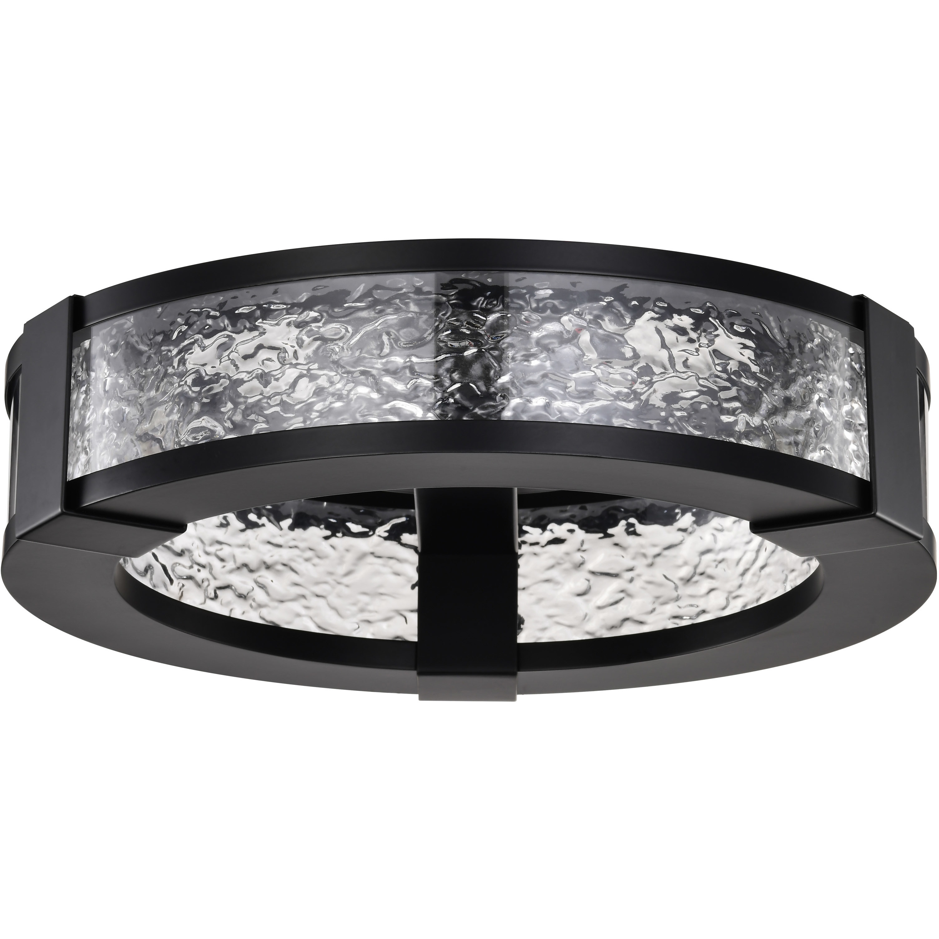 Darrow LED 13.25 inch Matte Black Flush Mount Ceiling Light
