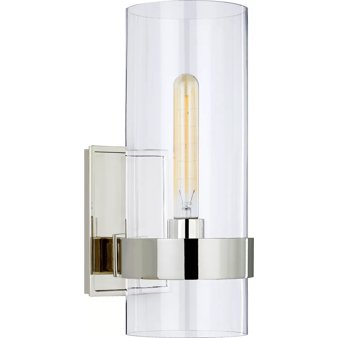 Ian K. Fowler Presidio 1 Light 5 inch Polished Nickel Bath Sconce Wall Light, Small