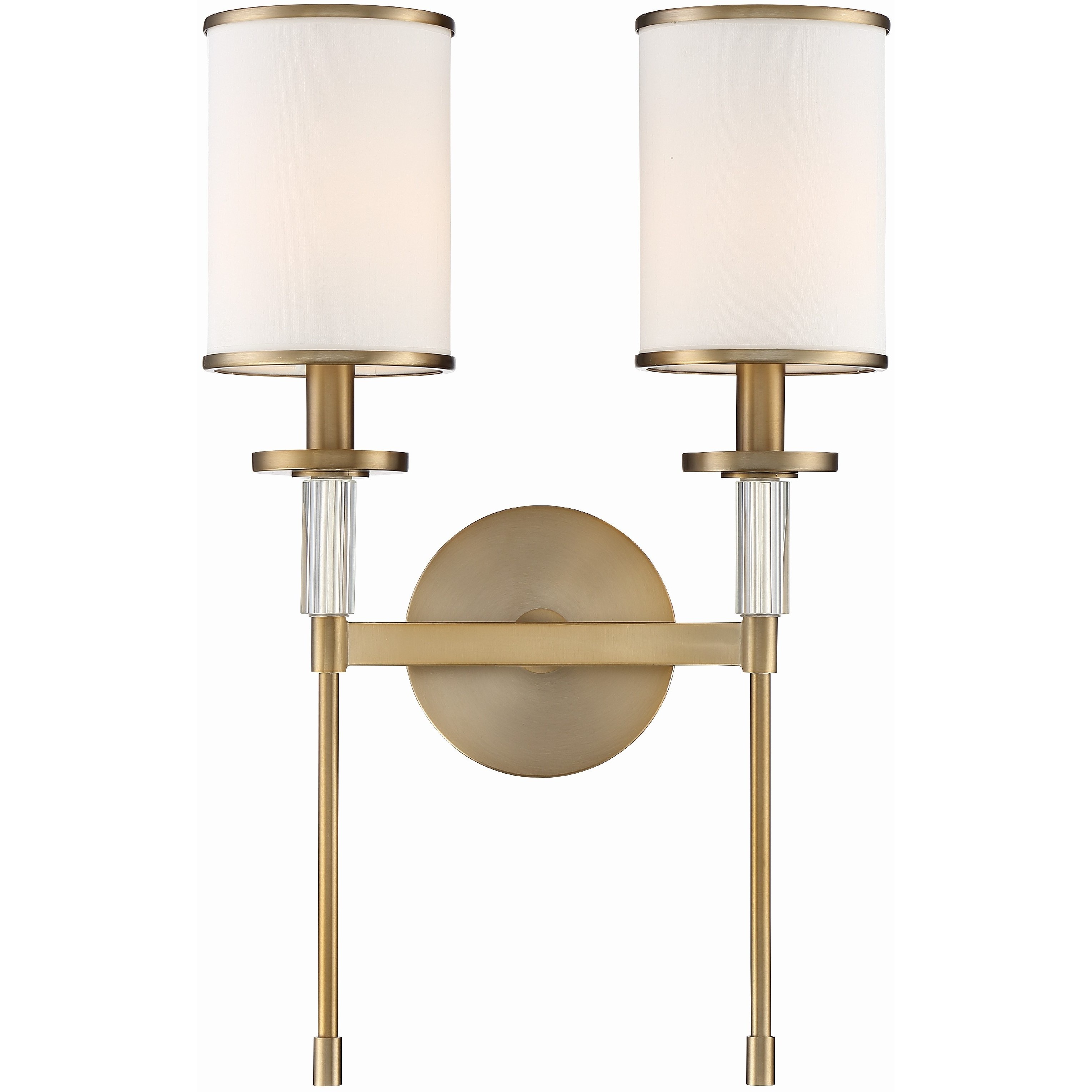 Hatfield Bath Wall Light in Vibrant Gold
