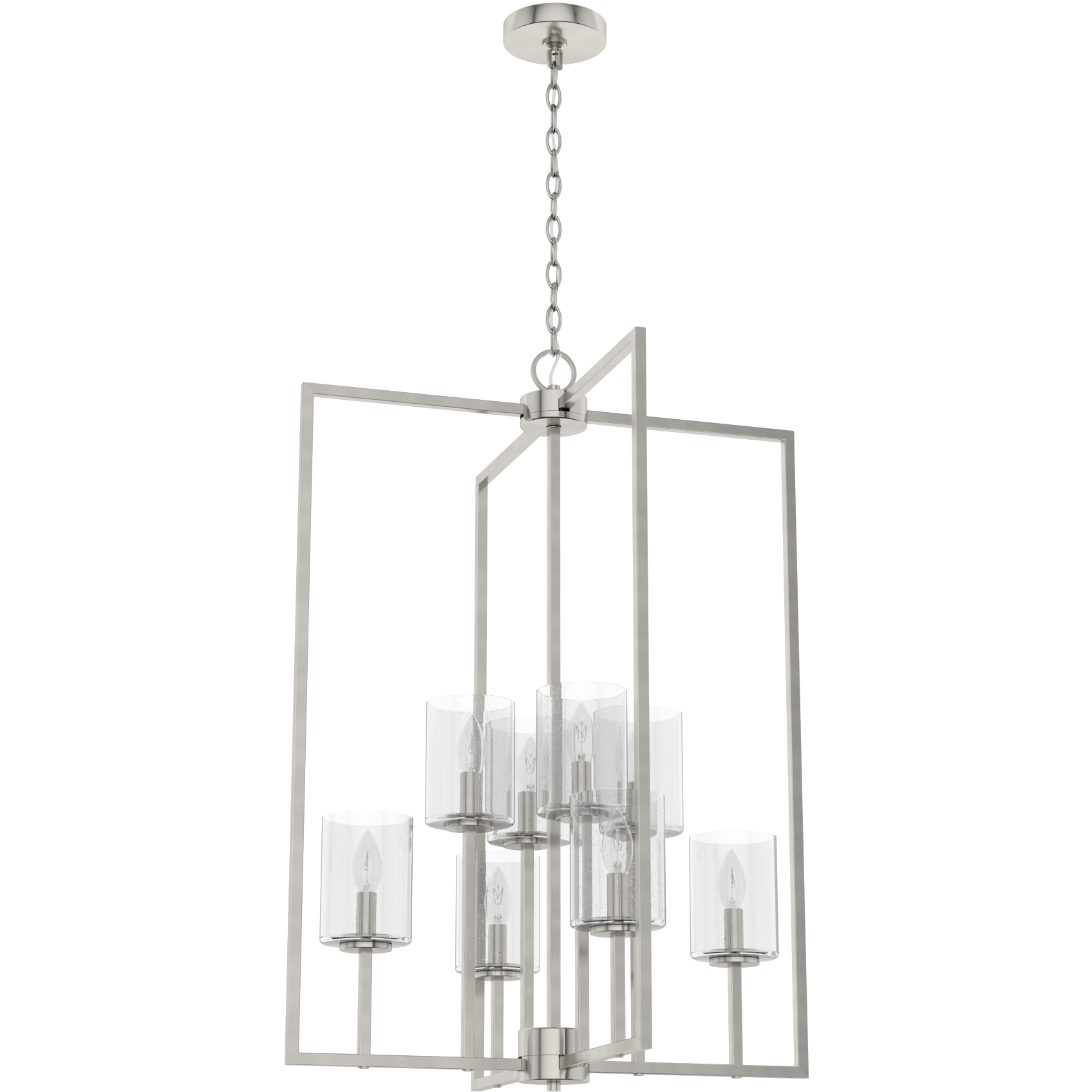 Kerrison 8 Light 24 inch Brushed Nickel Foyer Pendant Ceiling Light