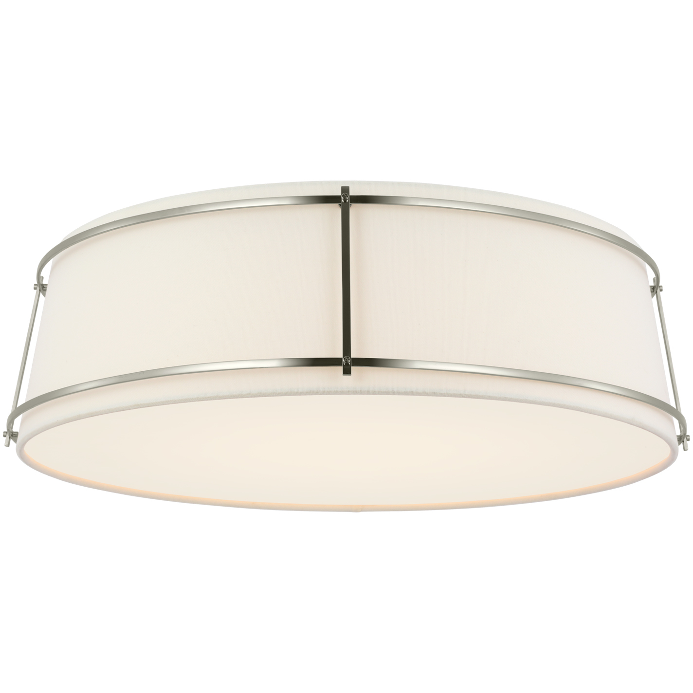 Carrier and Company Callaway LED 22.25 inch Polished Nickel Flush Mount Ceiling Light