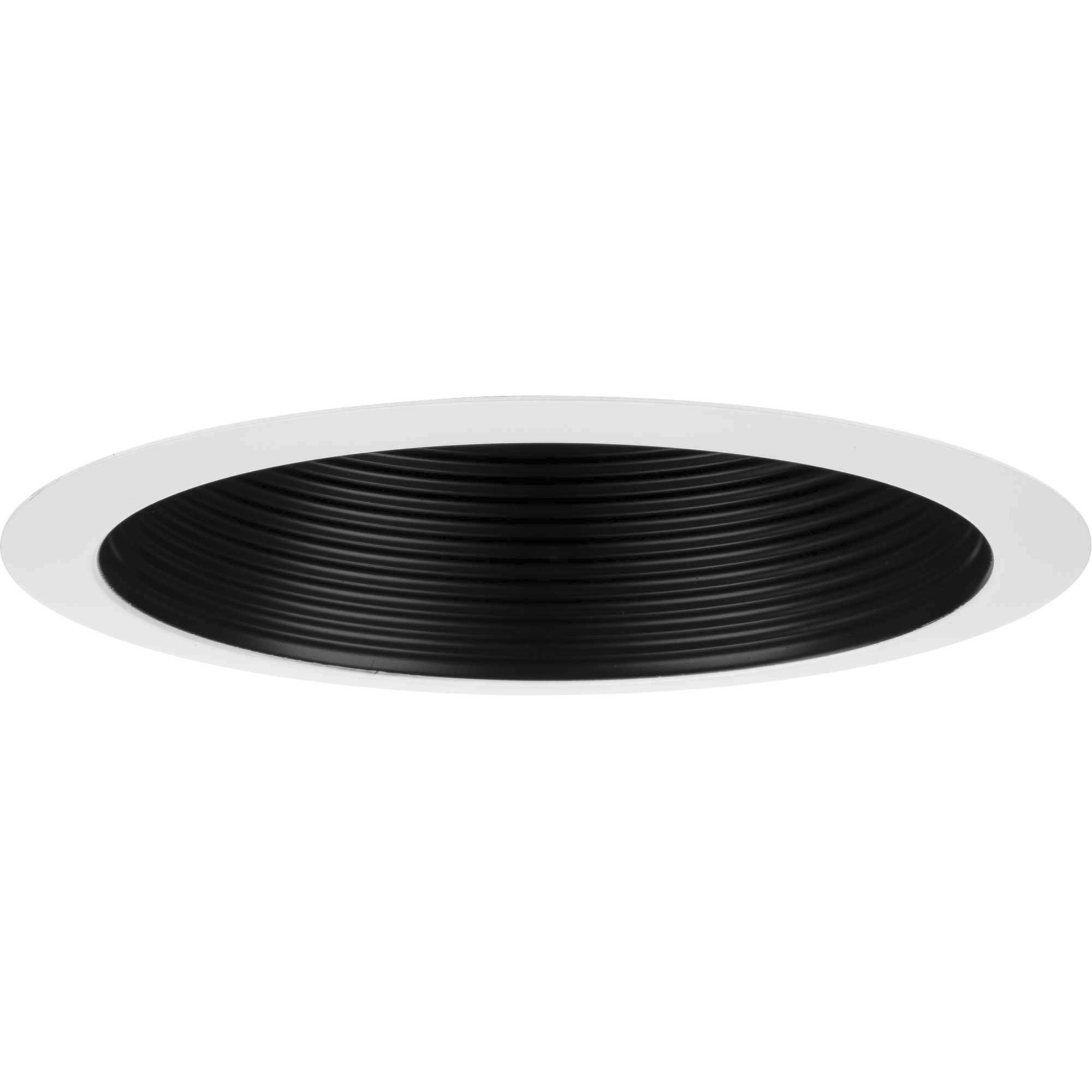 6in Recessed Trim PAR38 Black Step Baffle Trim