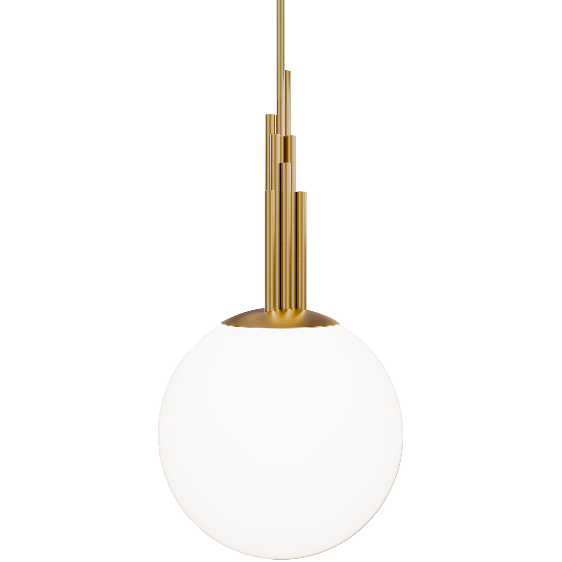 Sybil LED 13.75 inch Aged Brass Indoor Hanging Lighting Ceiling Light in 3000K