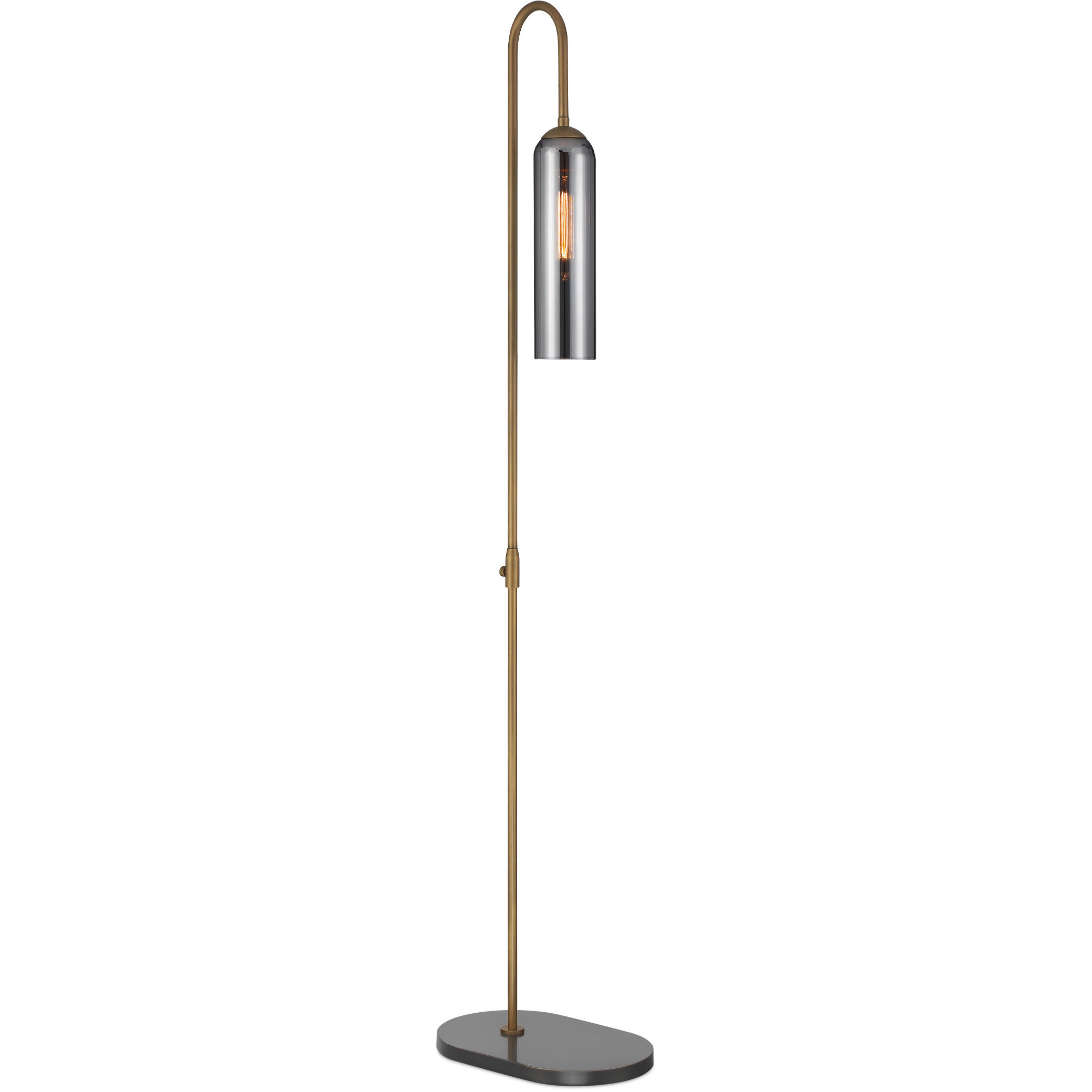 Severn 67.75 inch 7 watt Antique Brass and Oil Rubbed Bronze Floor Lamp Portable Light