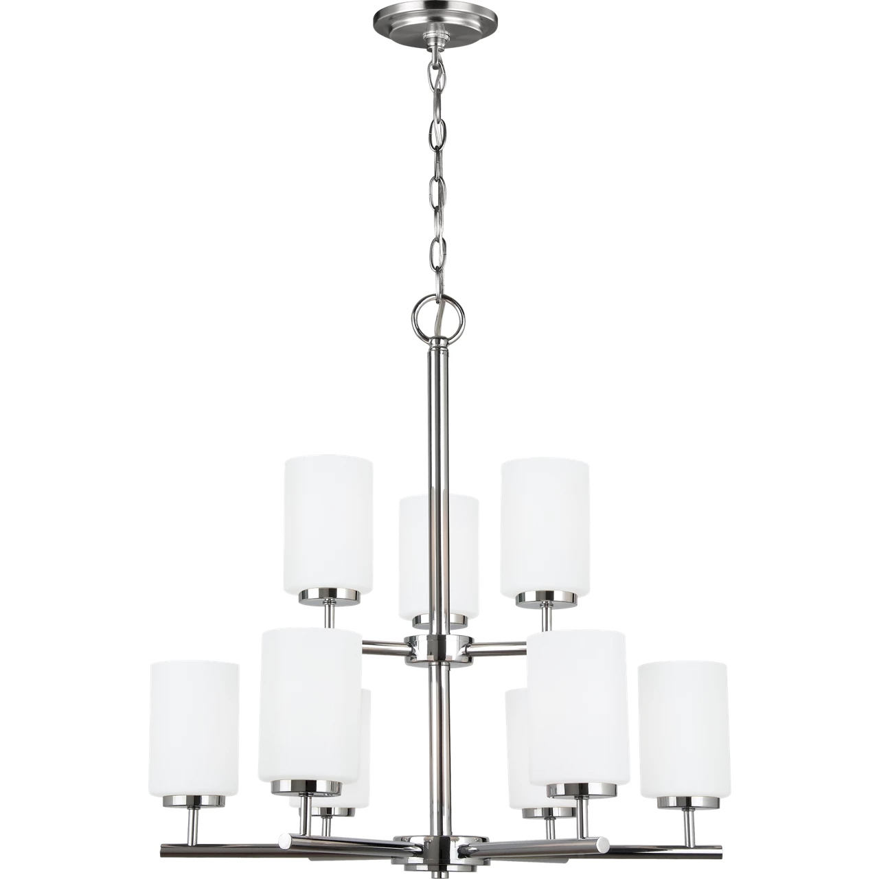 Oslo 9 Light 26 inch Chrome Chandelier Ceiling Light