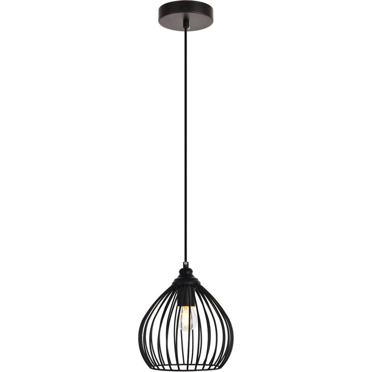 Sayer 1 Light 7.9 inch Black Pendant Ceiling Light