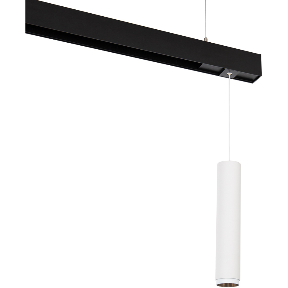 Ventrix 1 Light 48 White Track Fixtures Ceiling Light
