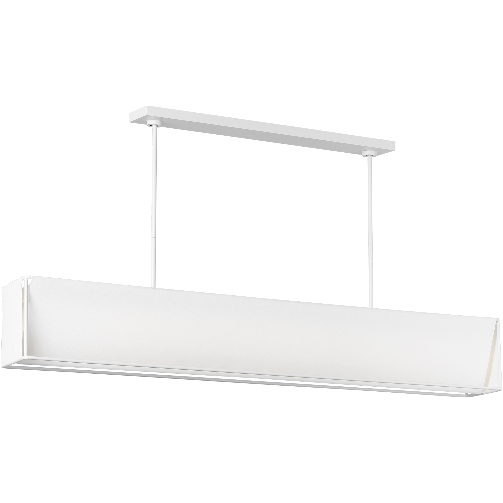 Kelly by Kelly Wearstler Velero LED 56 inch Soft Linen Linear Chandelier Ceiling Light