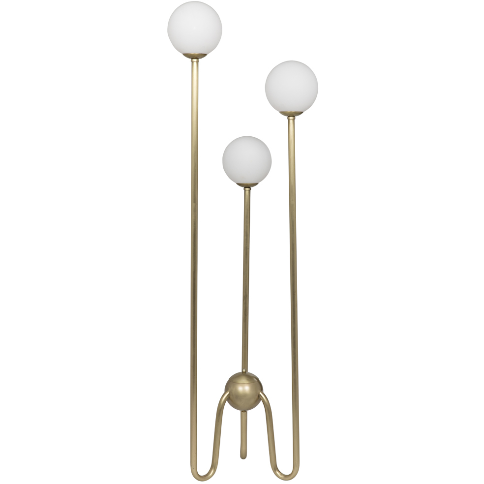 Seafield 70.5 inch 40.00 watt Antique Brass Floor Lamp Portable Light