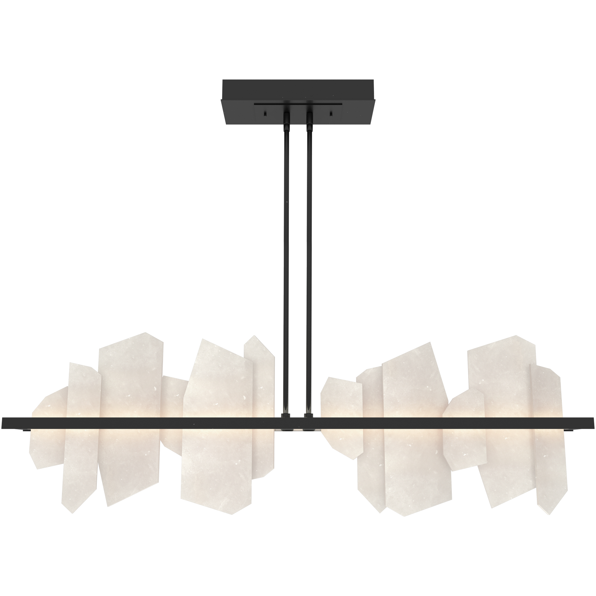 Volterra Linear Pendant Ceiling Light in Ink