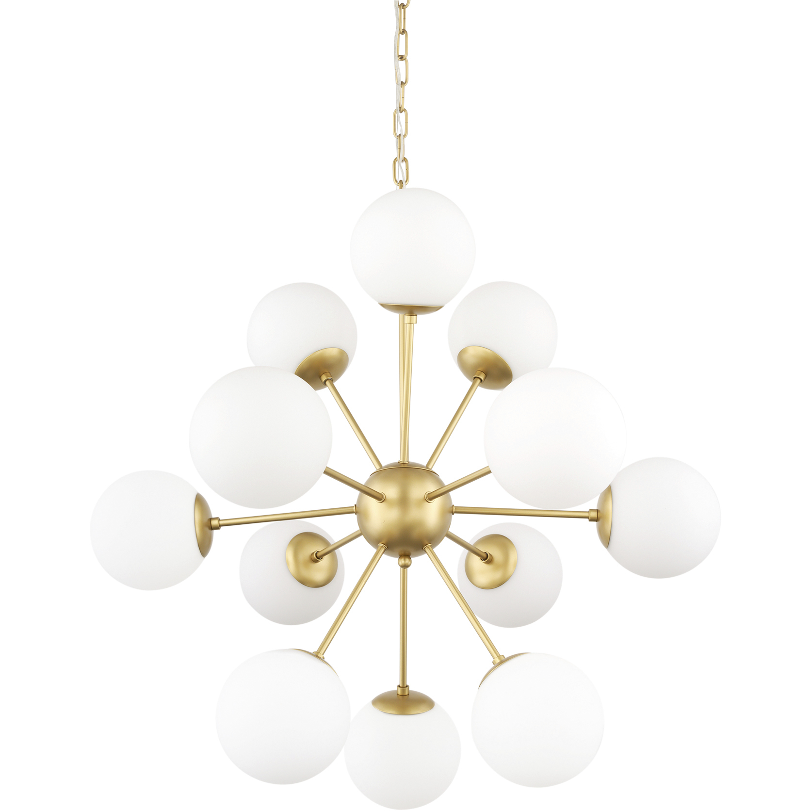 Barbara 31.5 inch Gold Chandelier Ceiling Light