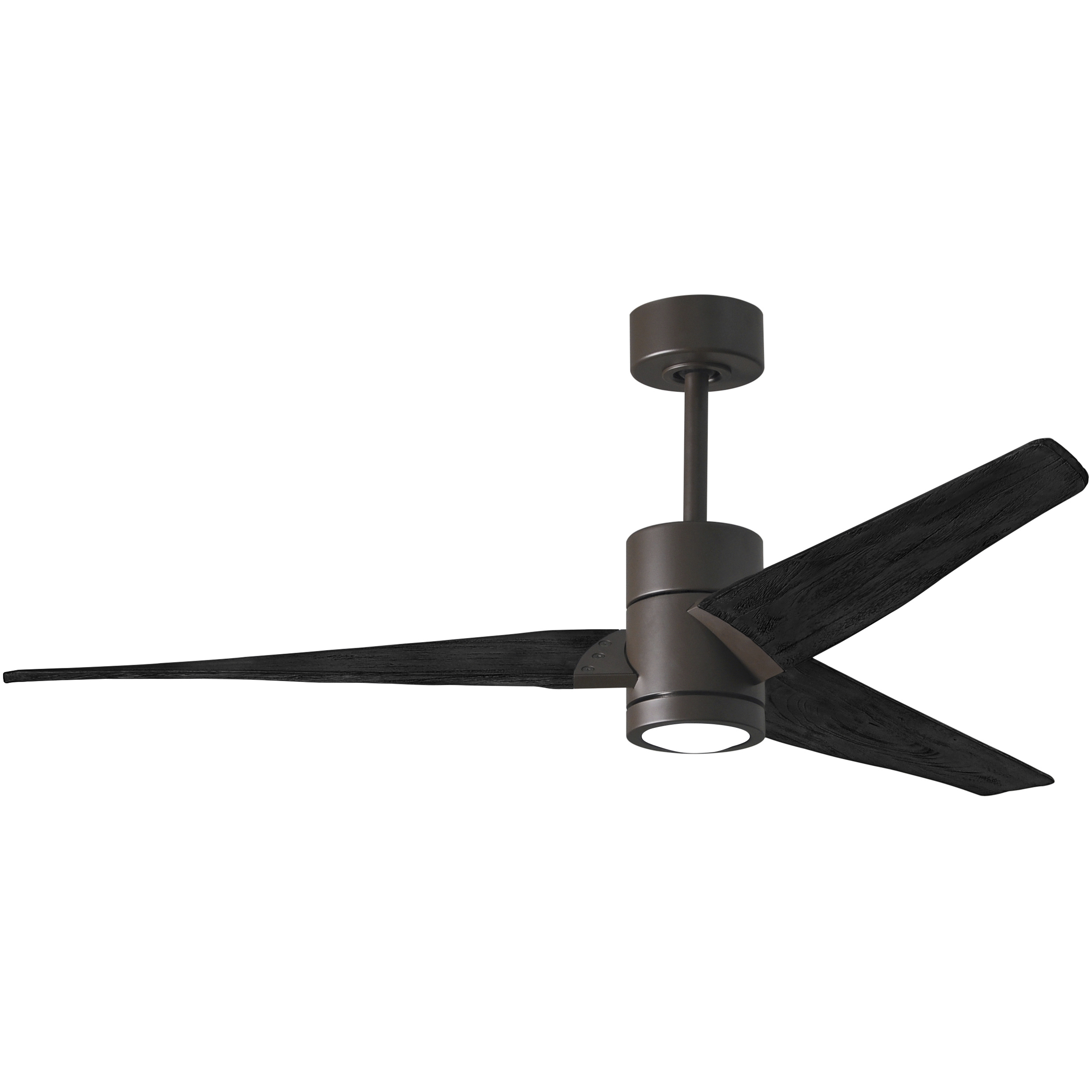 Atlas Super Janet 60 inch Textured Bronze with Matte Black Blades Ceiling Fan