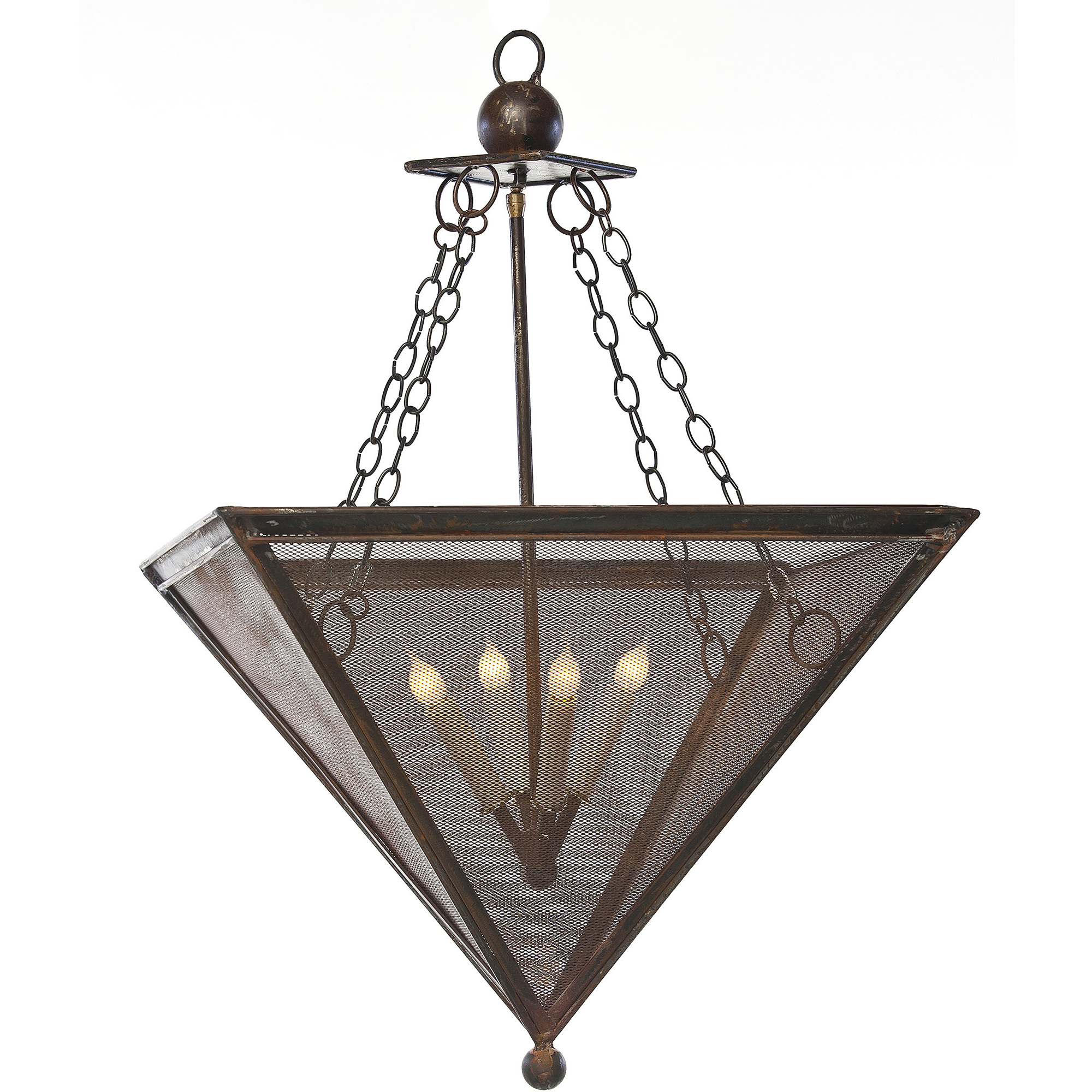 Hill Country 4 Light Darkened Bronze Pendant Ceiling Light