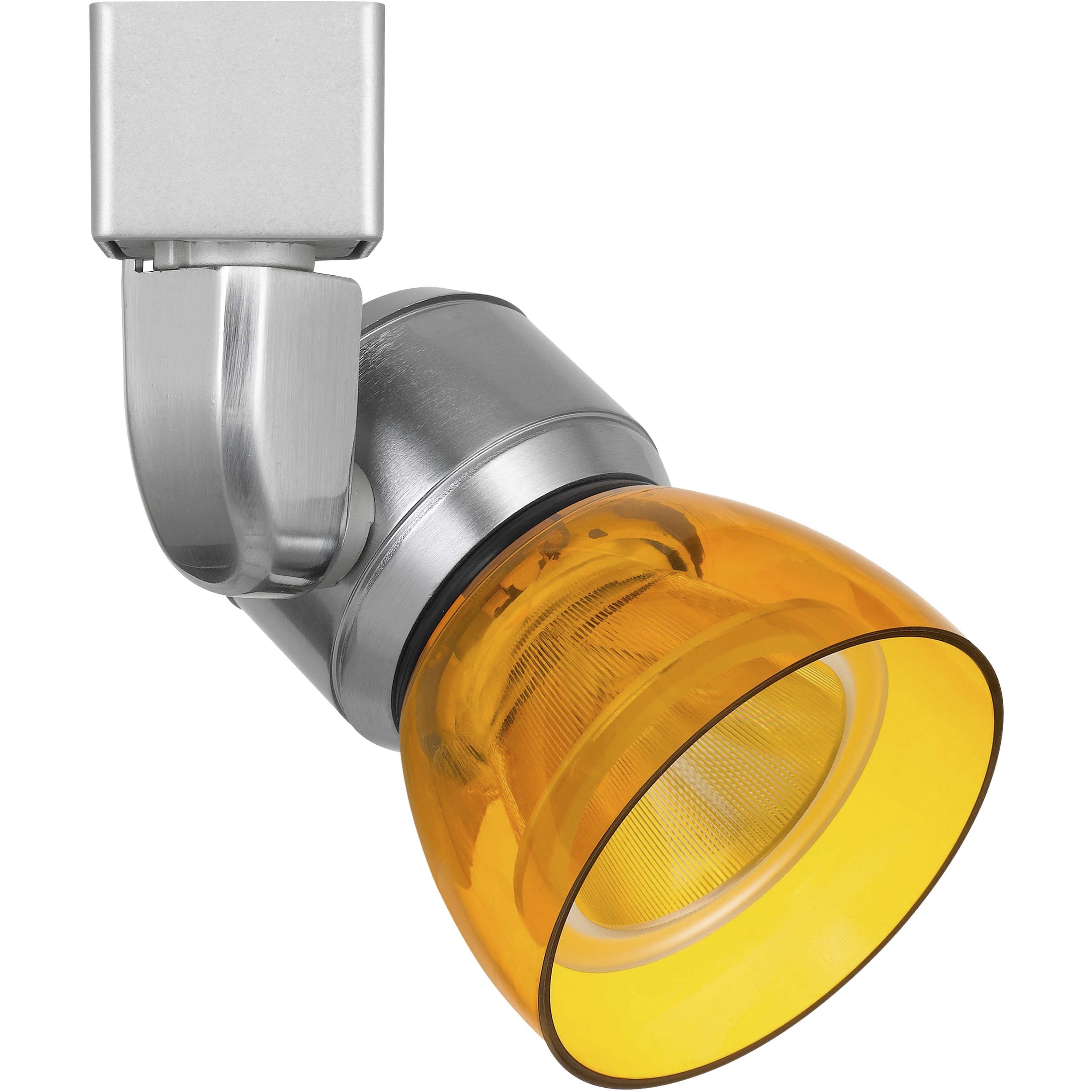 Signature 1 Light Brushed Steel Track Head Ceiling Light