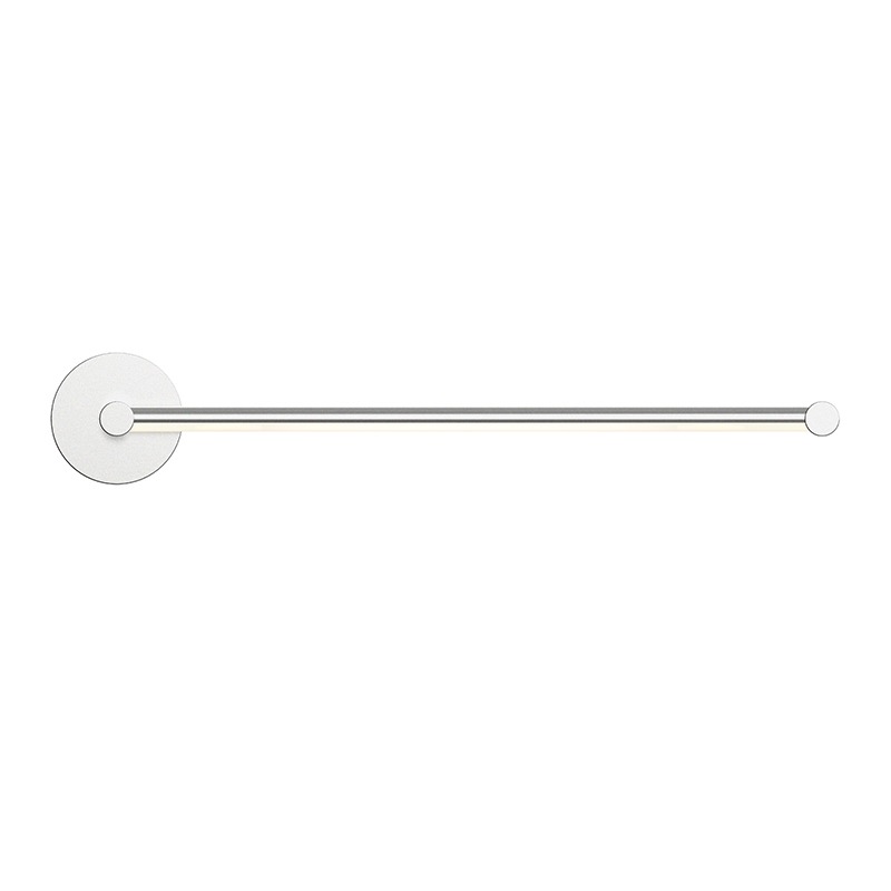 Purolinear 360 LED 25.25 inch Satin Chrome ADA Wall Bar Light Wall Light