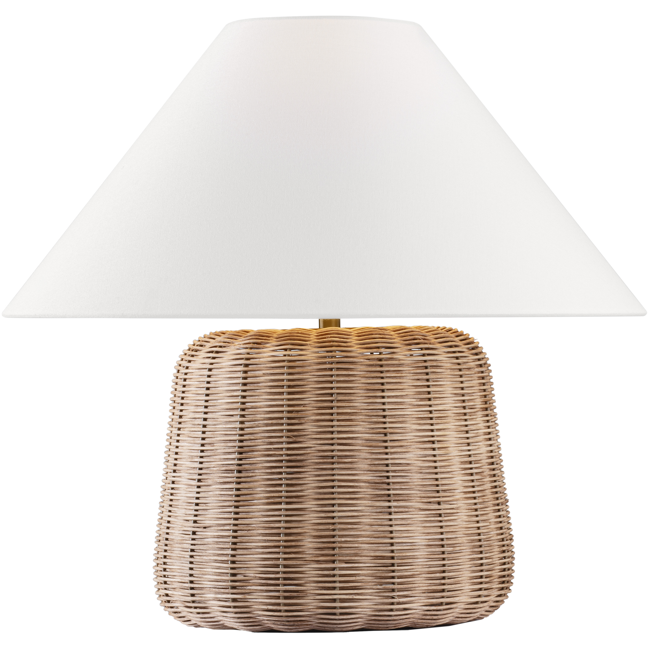 Thom Filicia Dumar 20.5 inch 9 watt Blonde Rattan Table Lamp Portable Light