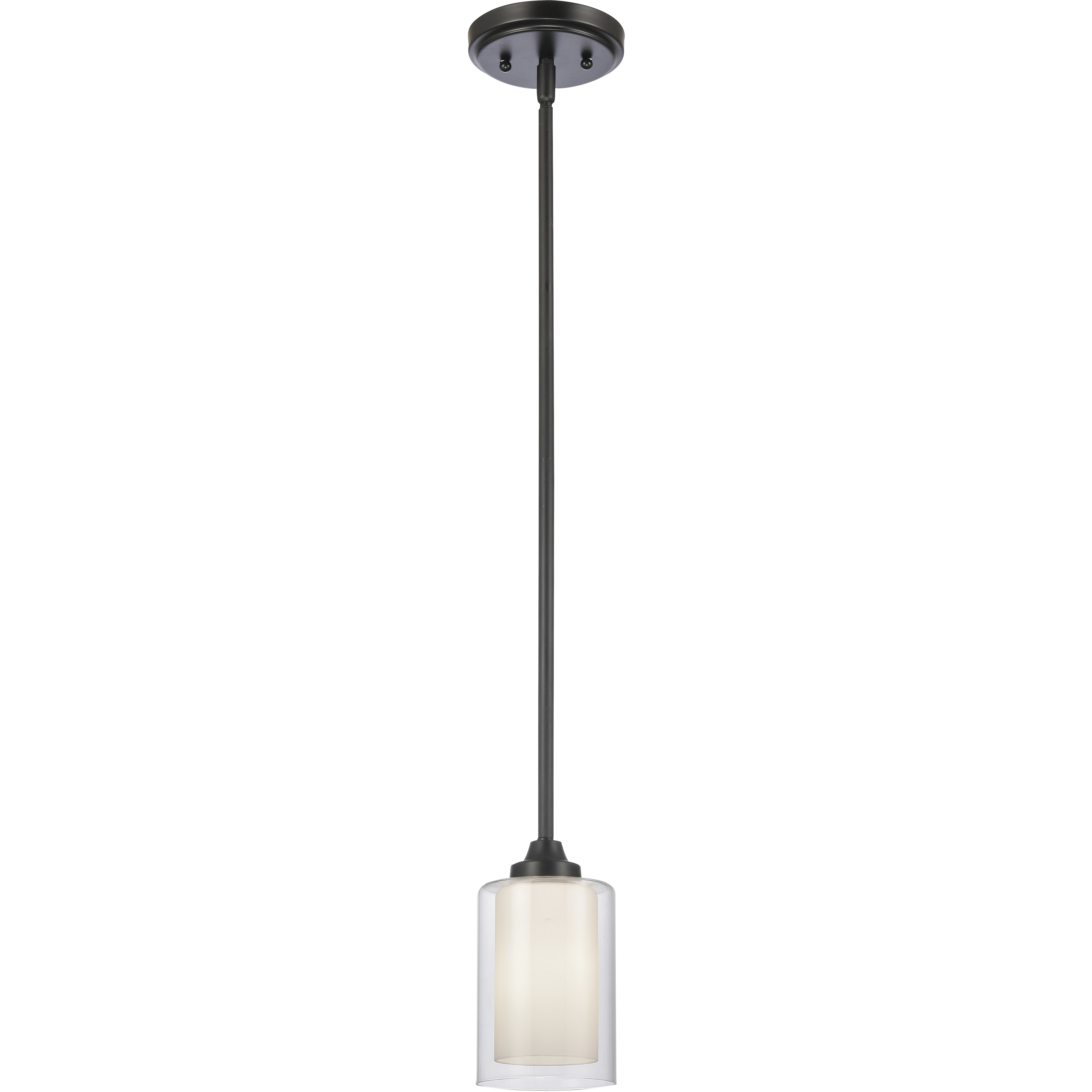 Auralume Fairbank LED 4.13 inch Matte Black Mini Pendant Ceiling Light