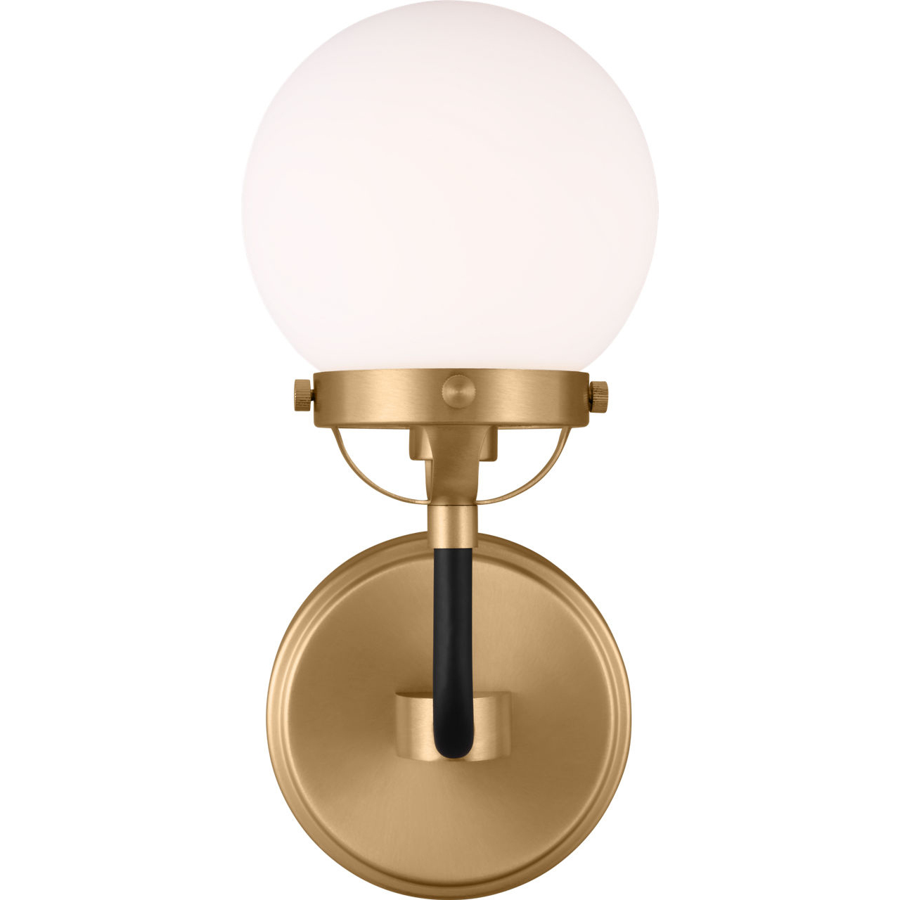 Ian K. Fowler Cafe 1 Light 5.25 inch Satin Brass Wall Bath Fixture Wall Light