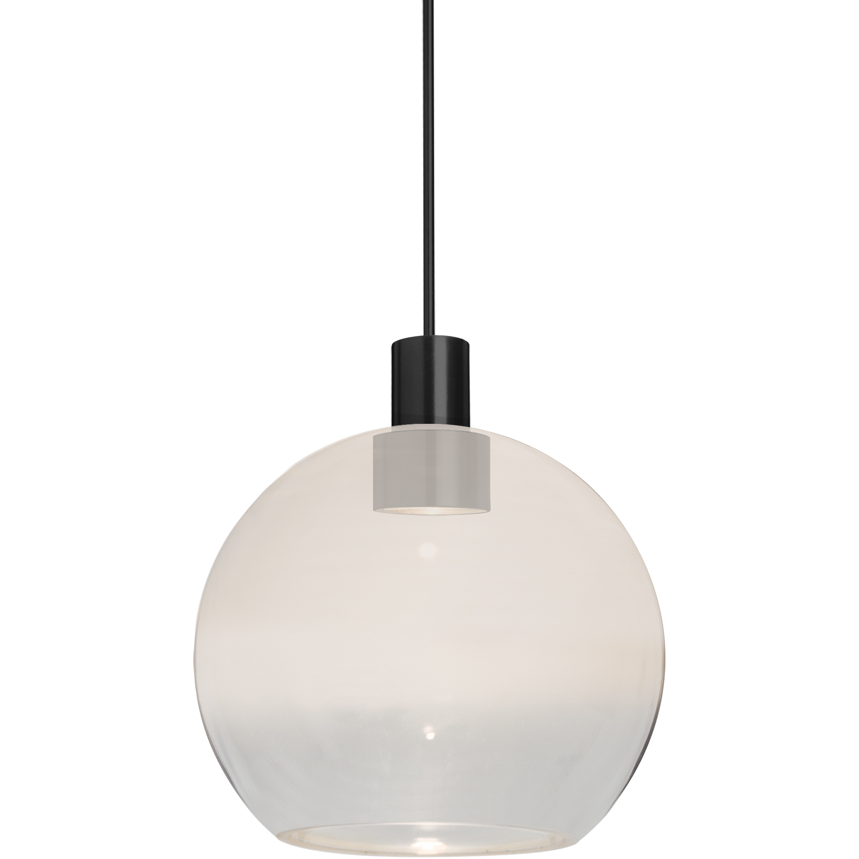 Newton 6 LED Black Cord Pendant Ceiling Light