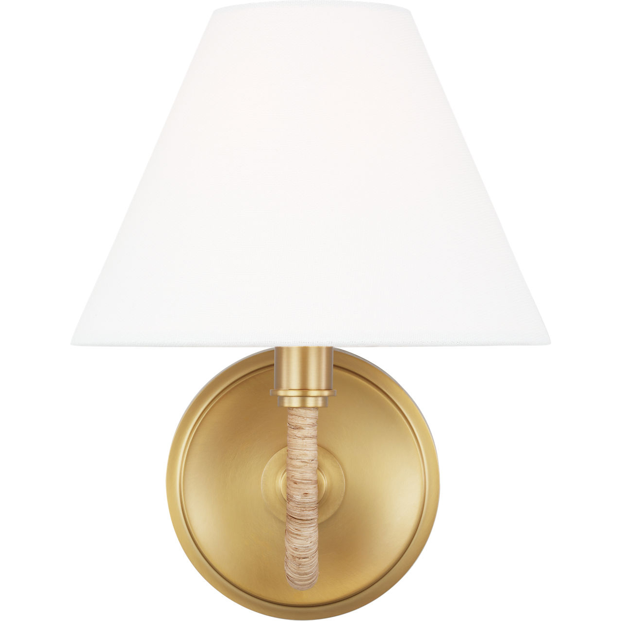 C&M by Chapman & Myers Laguna 1 Light 7 inch Burnished Brass Sconce Wall Light
