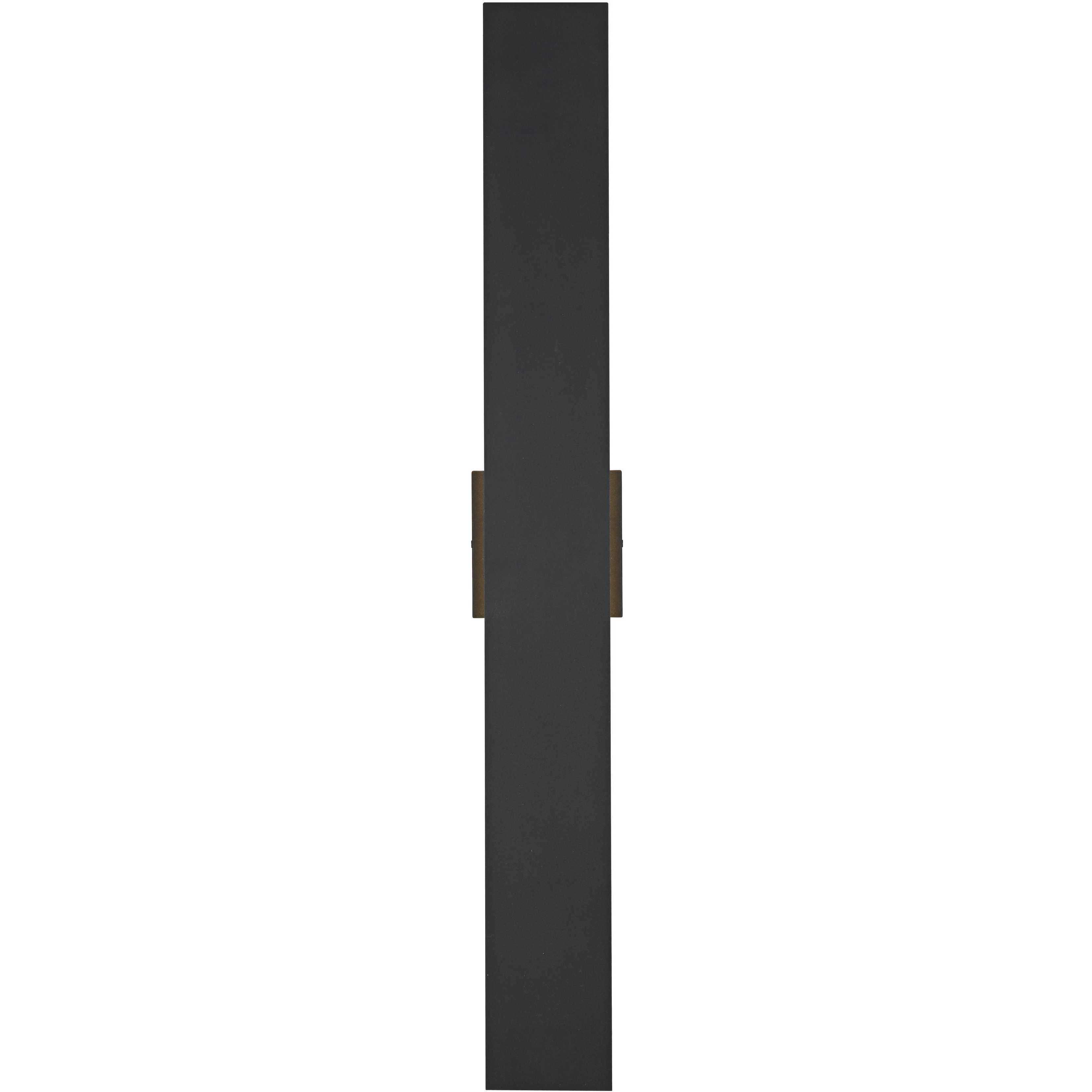 Waylen 2 Light 34 inch Black Outdoor Wall Sconce