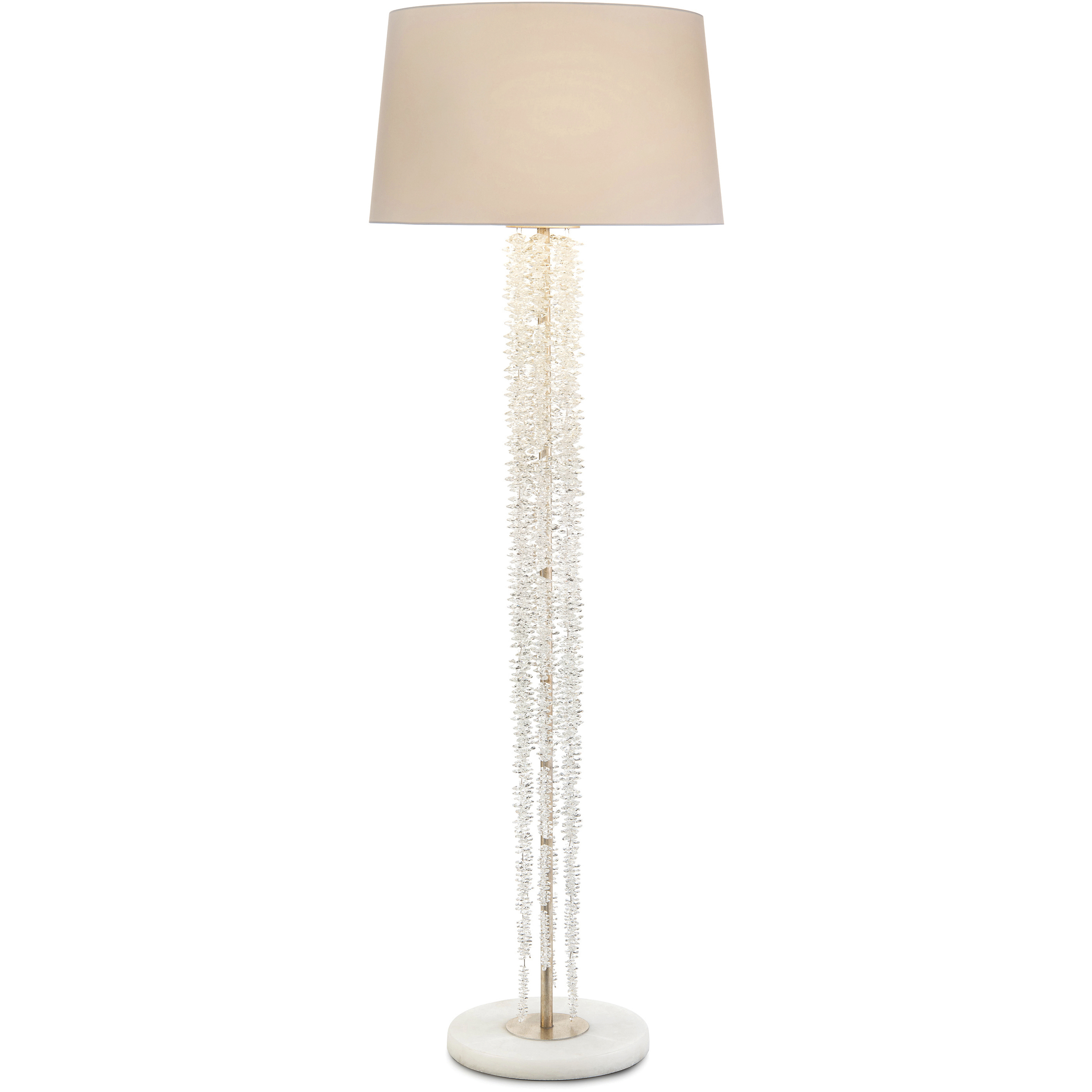 White crystal floor lamp cheap