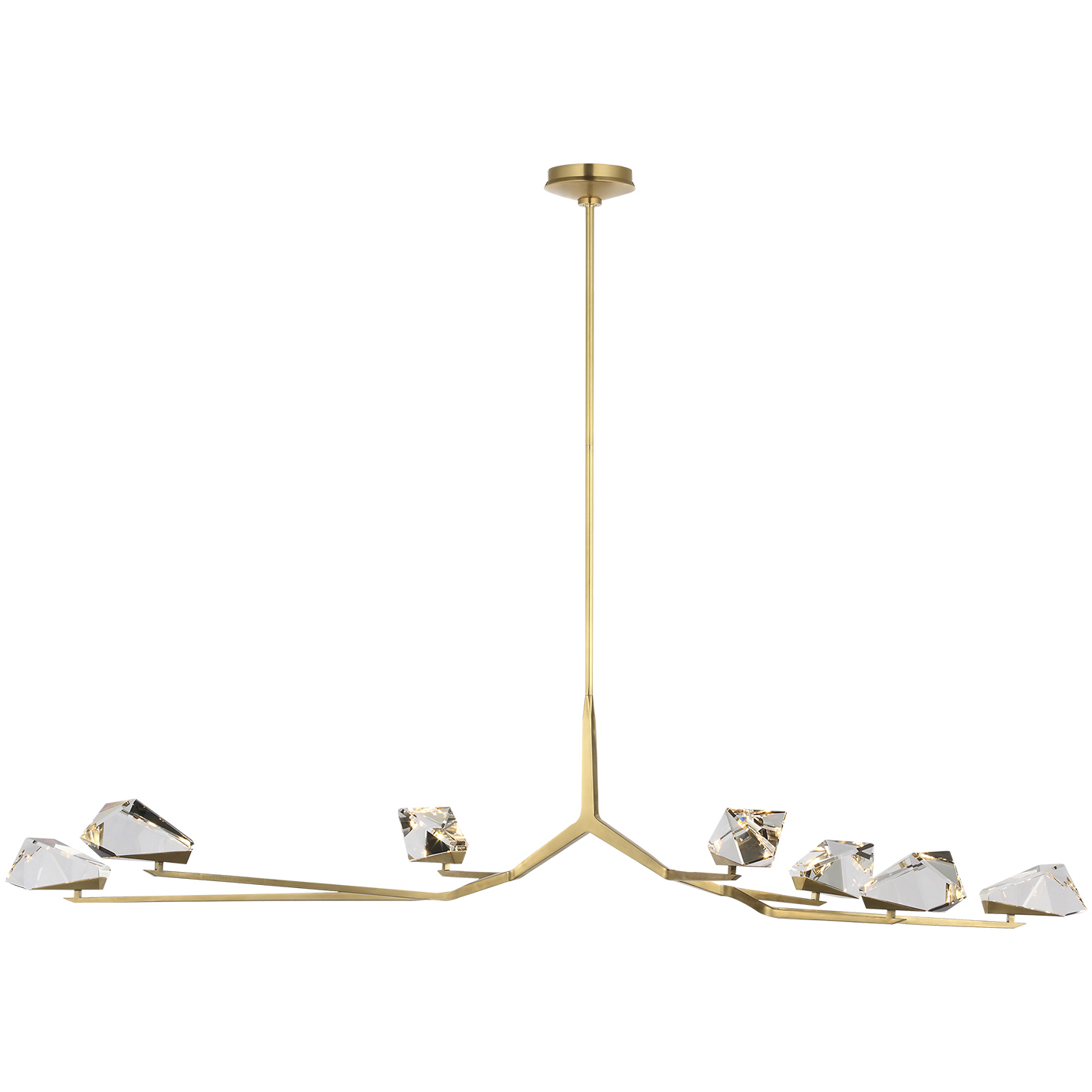 Waterford Carraig LED 63.25 inch Natural Brass Chandelier Ceiling Light