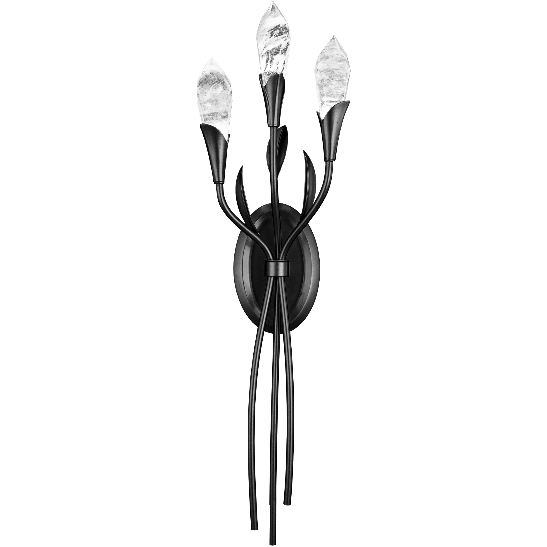 Signature Secret Garden LED 5.4 inch Black Wall Sconce Wall Light, Schonbek Signature