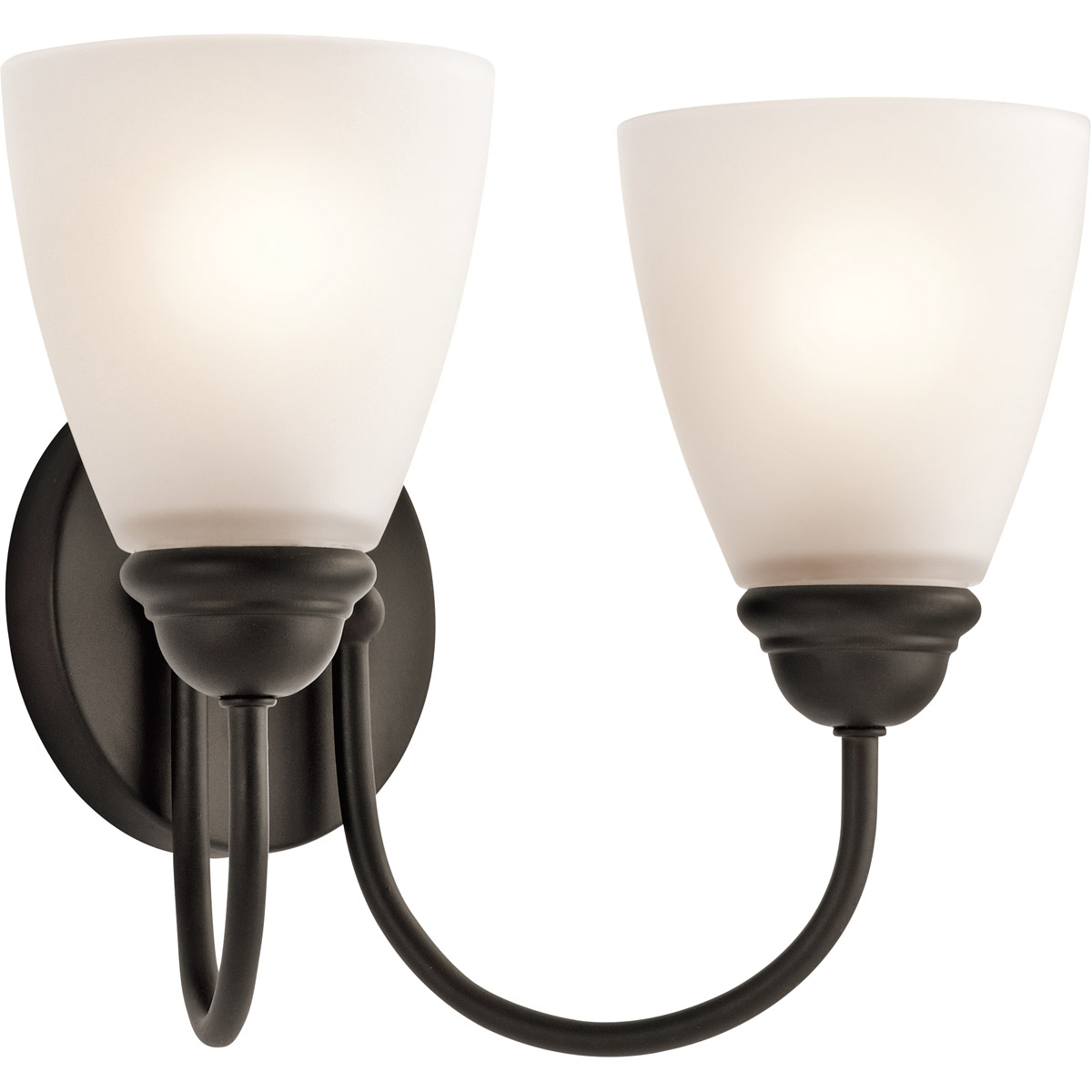 Jolie 2 Light 13 inch Olde Bronze Wall Mt Bath 2 Arm Wall Light in Incandescent
