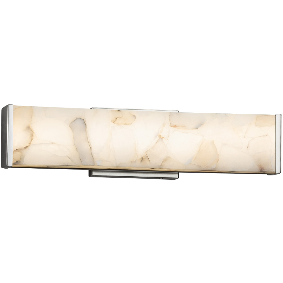 Alabaster Rocks 18.5 inch Polished Chrome Vanity Light Wall Light