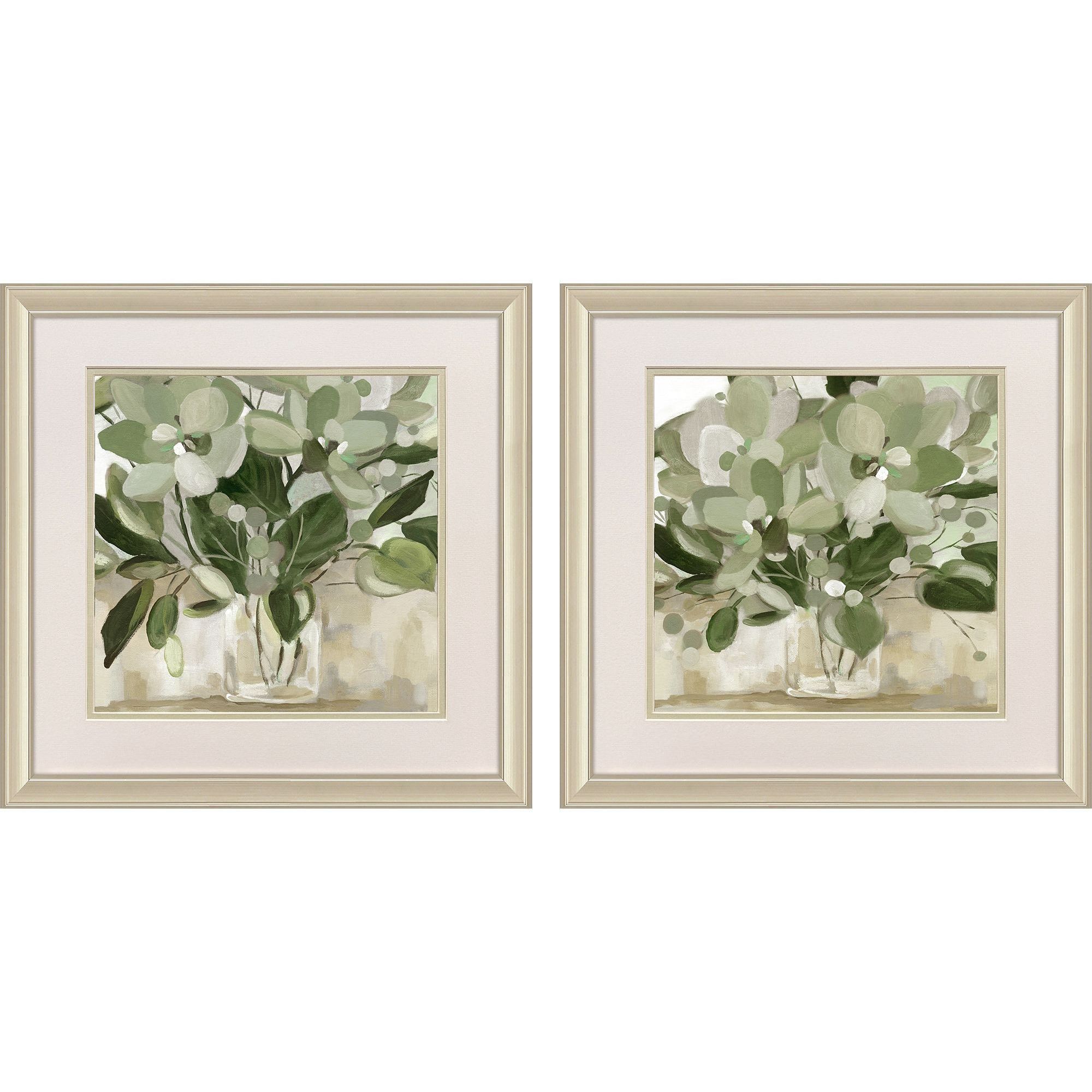 Propac Green and Beige and Neutral Framed Art, Propac