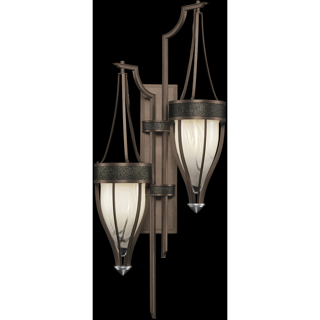 Mirage 2 Light 17.25 inch Bronze Sconce Wall Light