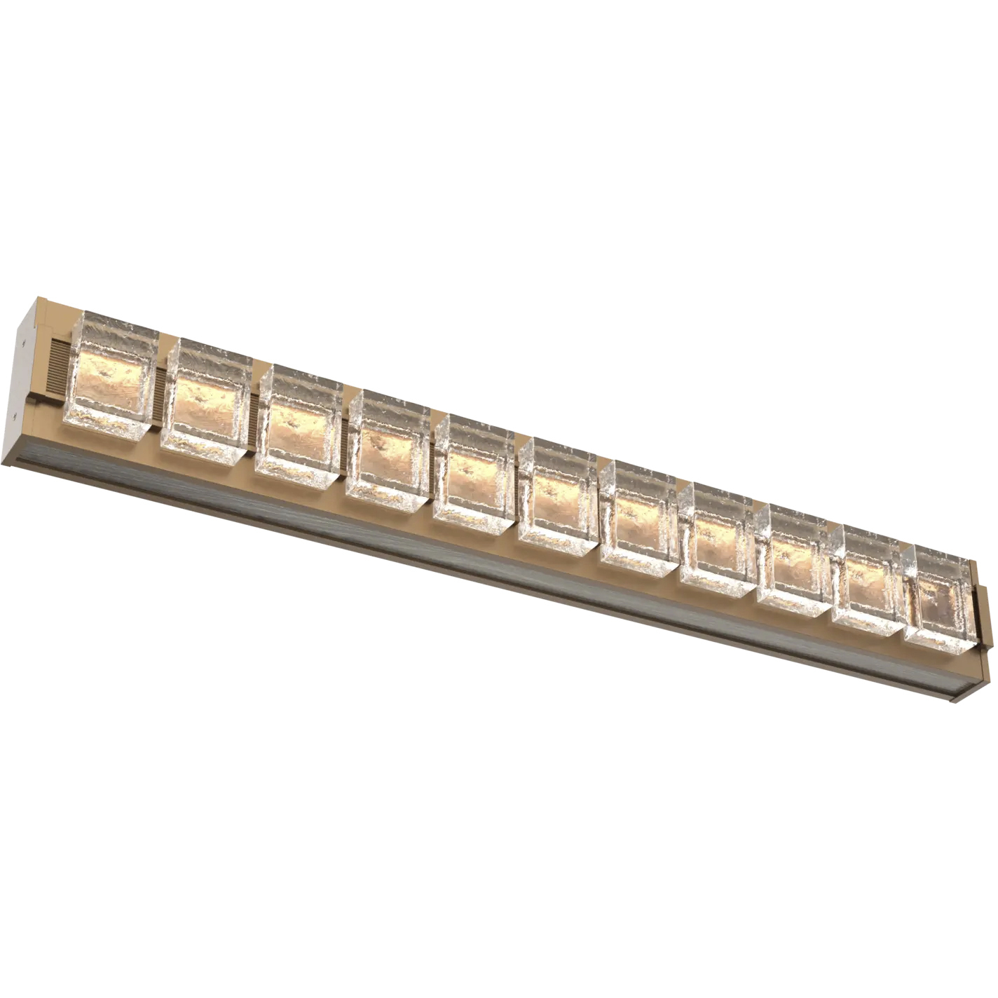 Tessera LED 38 inch Novel Brass with Ash Vanity Light Wall Light