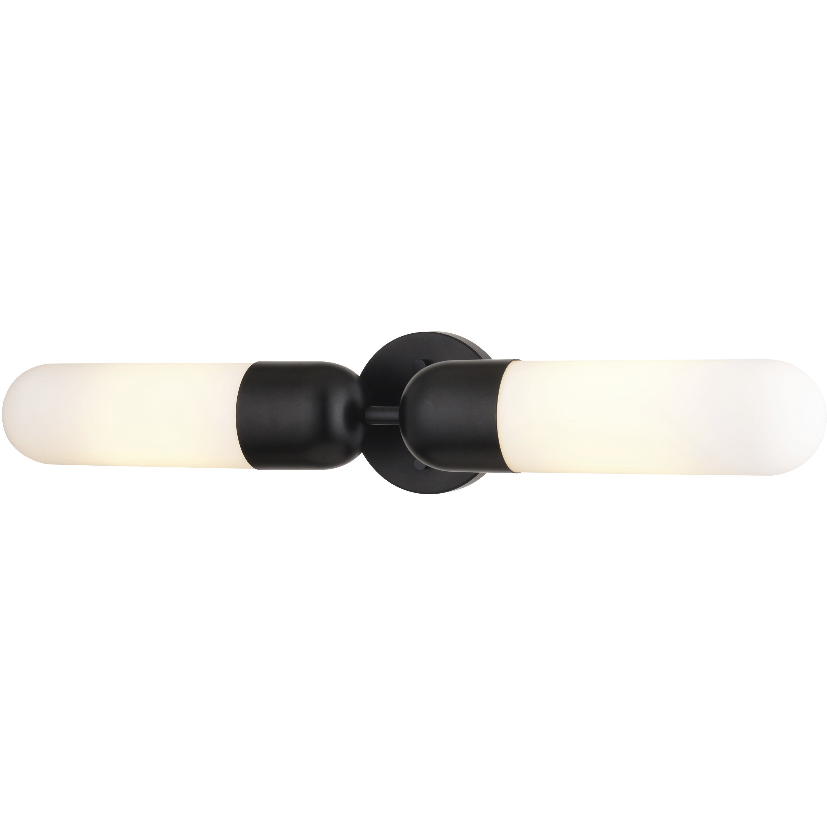 Thalia LED 24.75 inch Matte Black Bathroom Light Wall Light