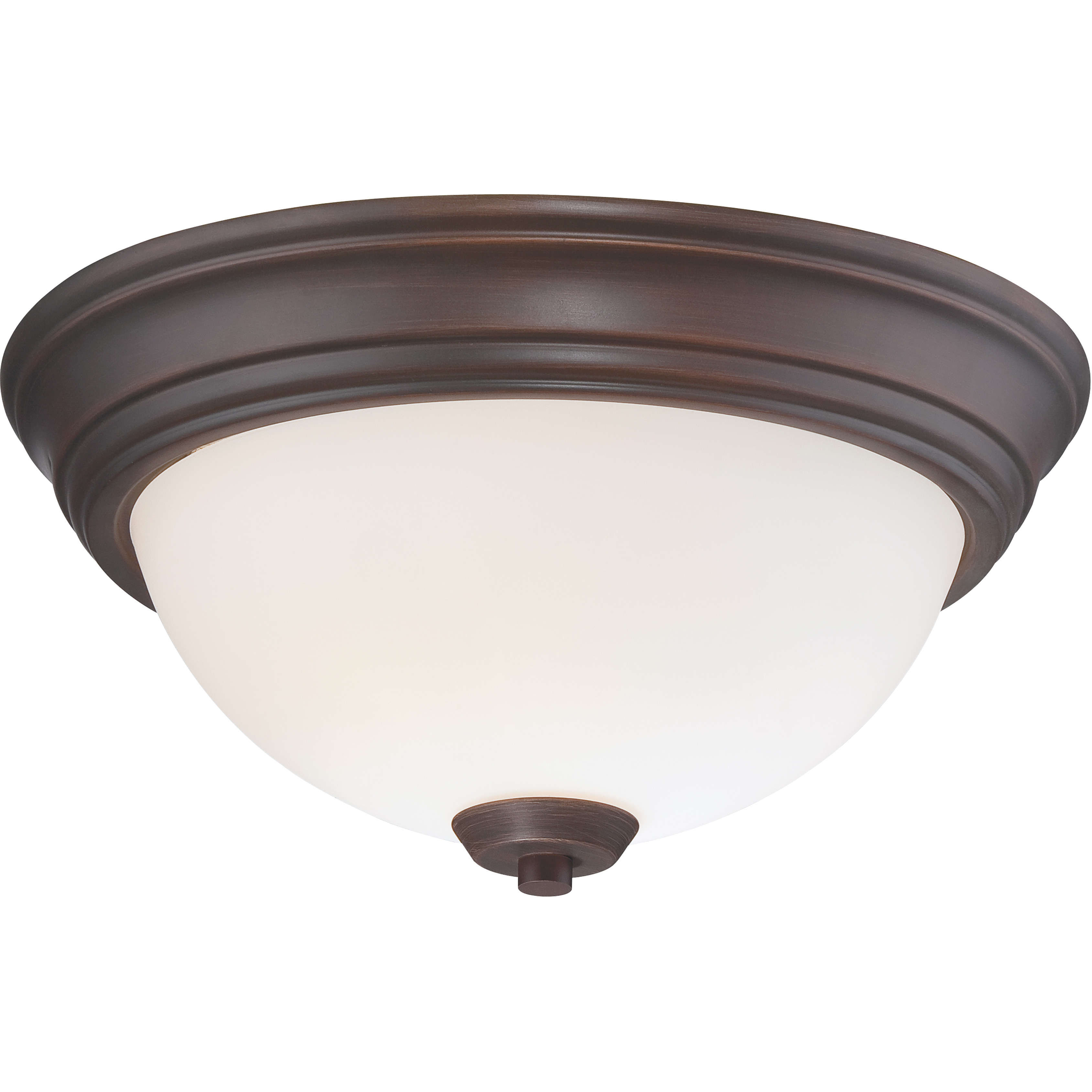 Overland Park 2 Light 13 inch Vintage Bronze Flush Mount Ceiling Light