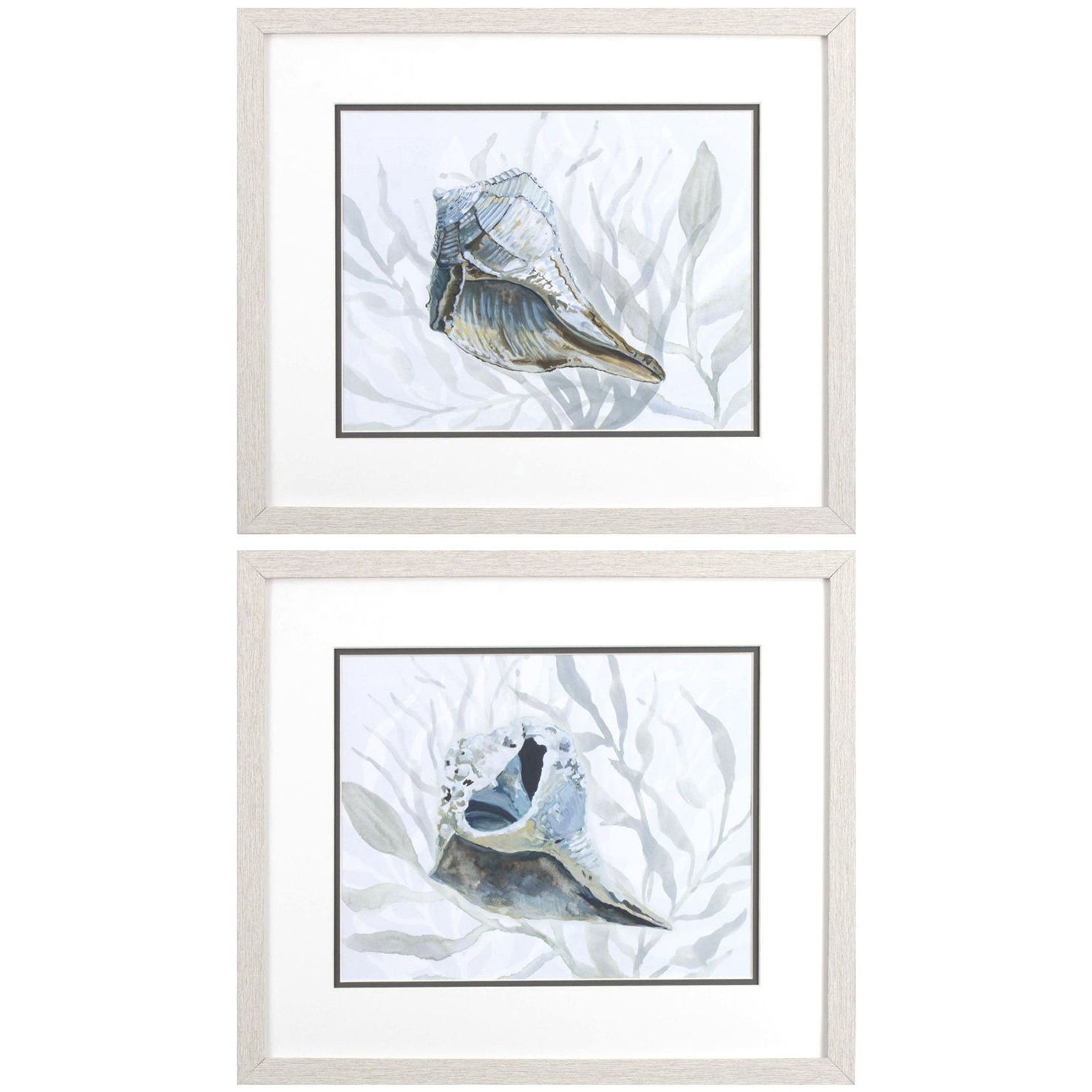 Ocean Beauty Blue and Gray and Teal Framed Art, Propac