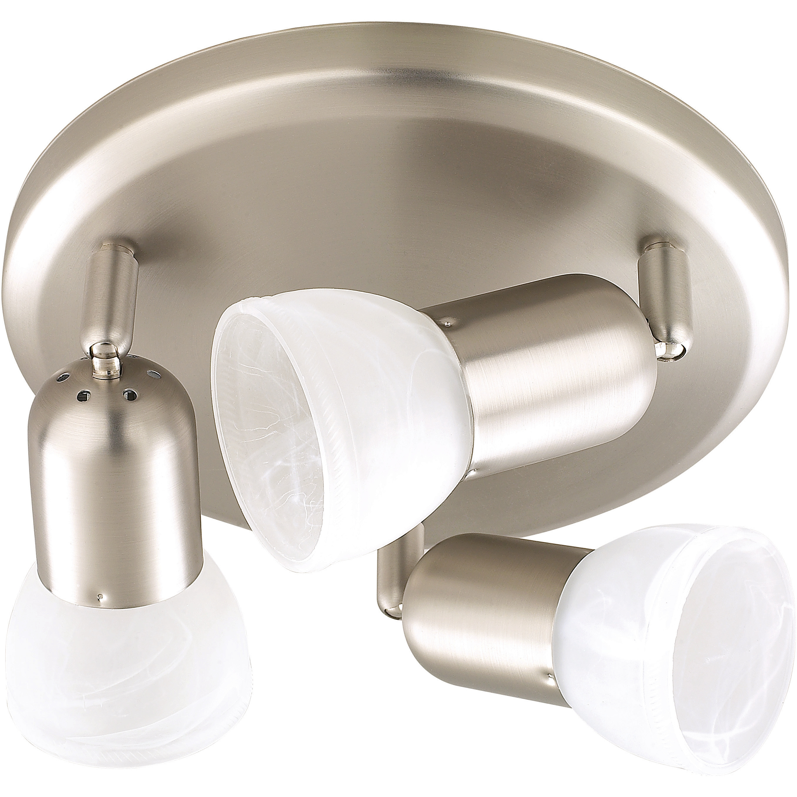 Jasper 3 Light Brushed Pewter Track Lighting Ceiling Light