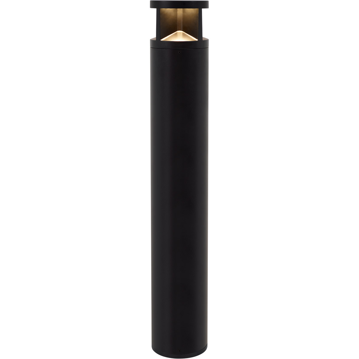 Sean Lavin Arkay Two 120 24.2 watt Black Outdoor Bollard in LED 80 CRI 3000K, No Options, Integrated LED