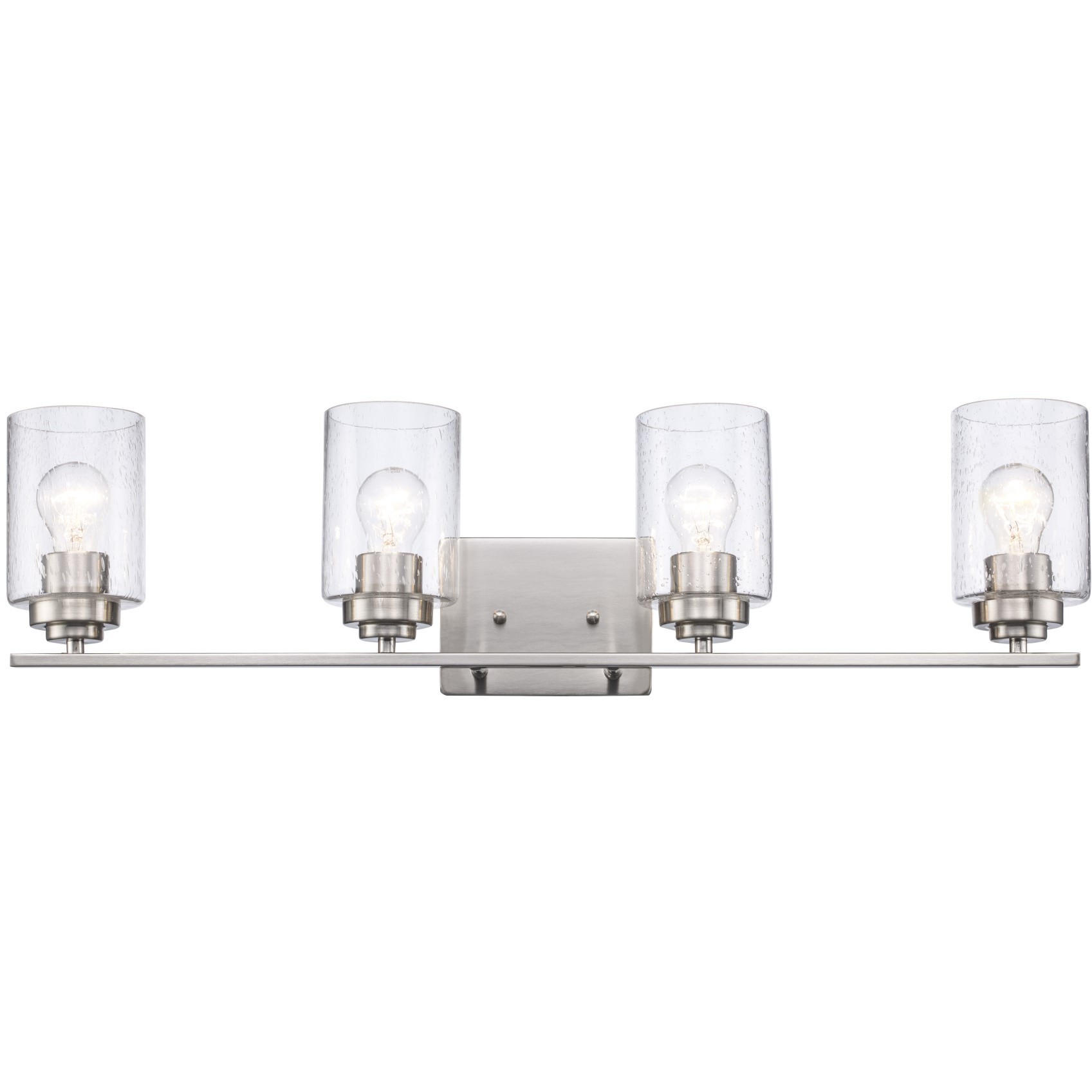 Mod Pod 4 Light 31 inch Brushed Nickel Vanity Light Wall Light