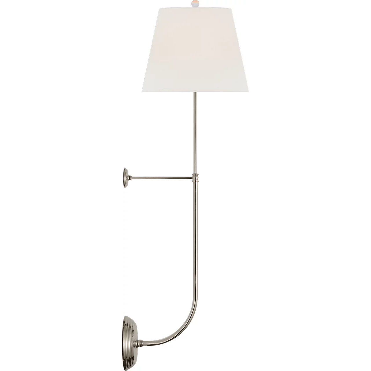 Suzanne Kasler Wyatt LED 10.5 inch Polished Nickel Statement Sconce Wall Light