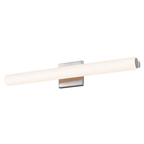 Tubo Slim LED 24 inch Satin Nickel Bath Bar Wall Light in Flat