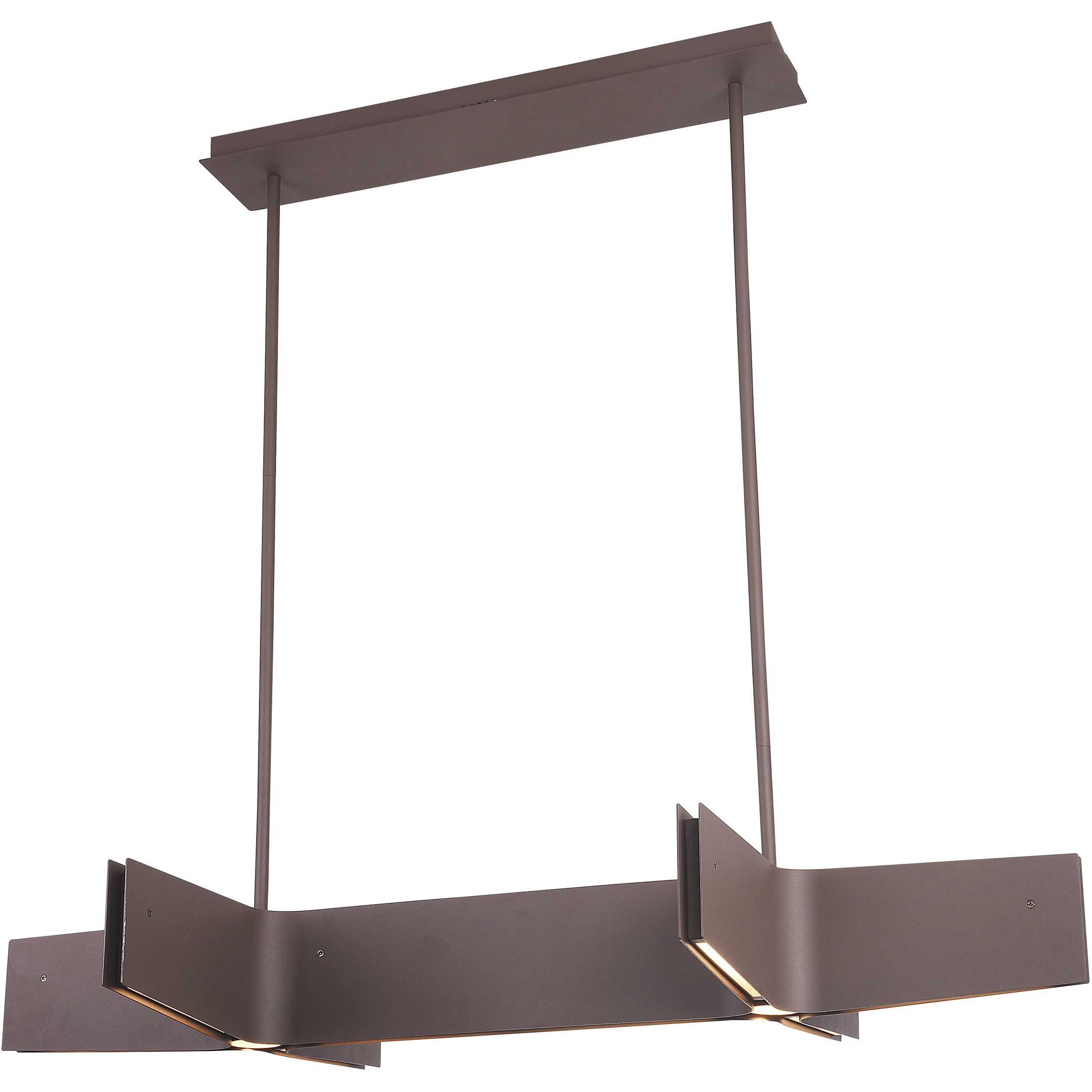 Canada LED 25.2 inch Sand Coffee Chandelier Ceiling Light