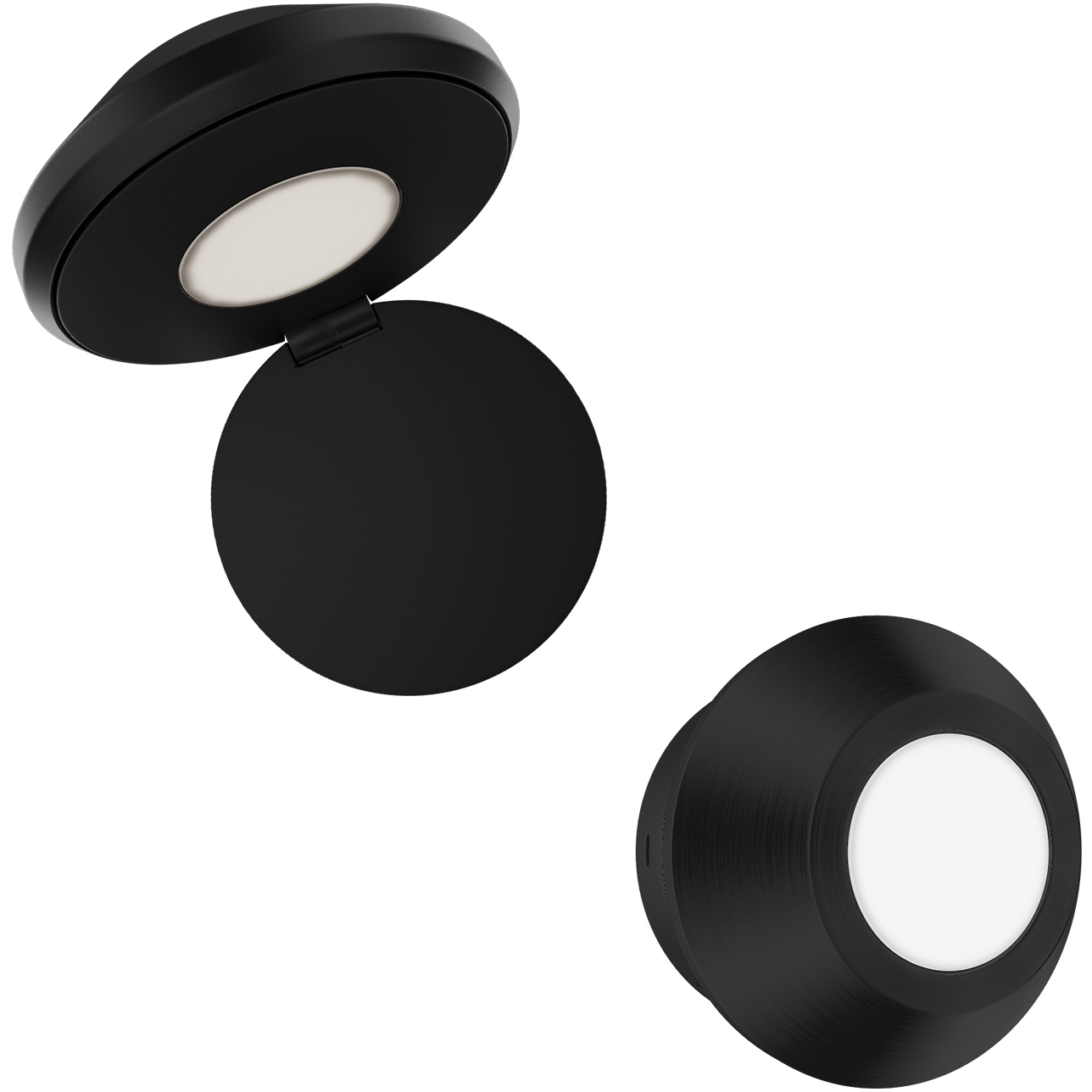 Flipside Reading Light Wall Light in Black, dweLED