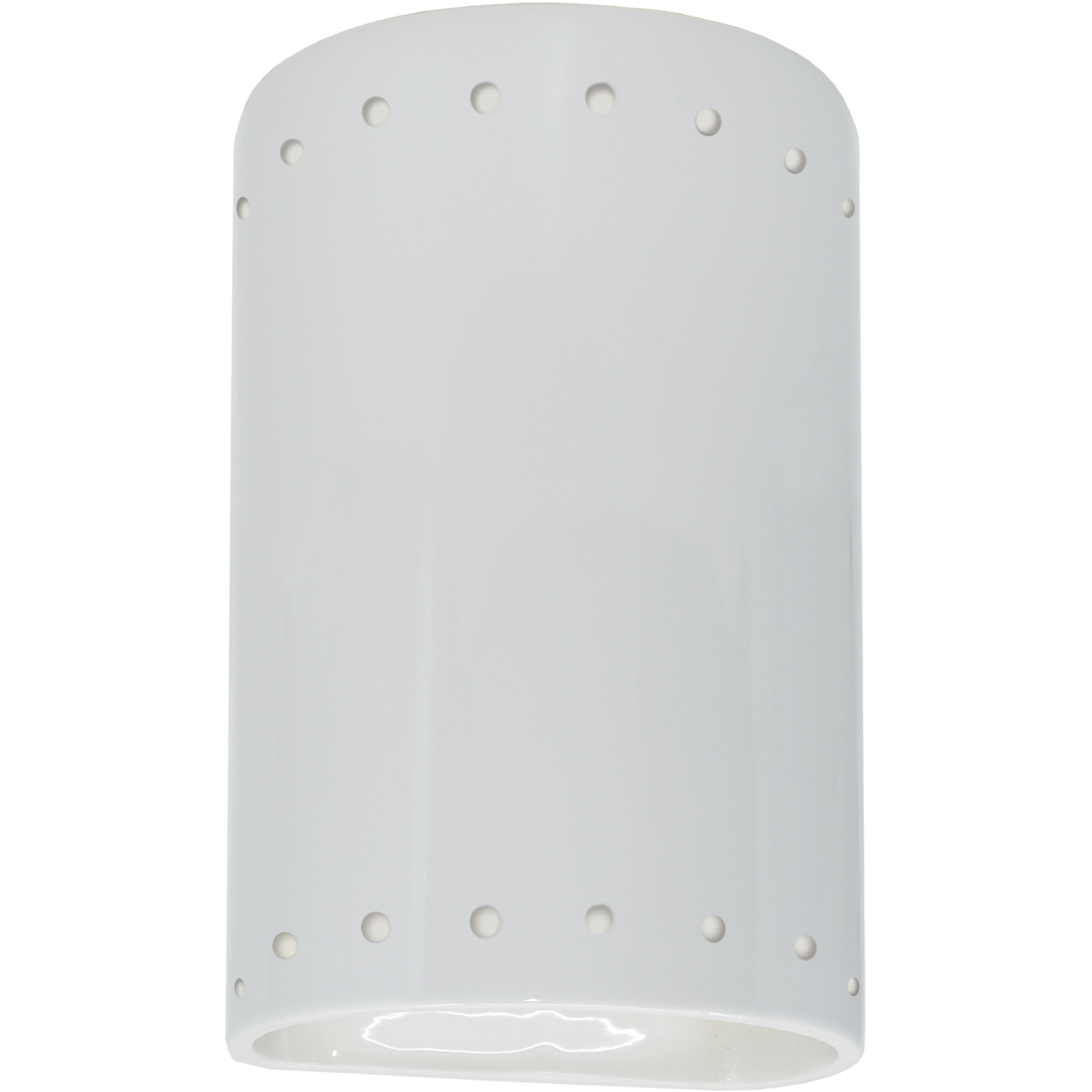 Ambiance Collection LED 9.5 inch Gloss White/Gloss White Outdoor Wall Sconce